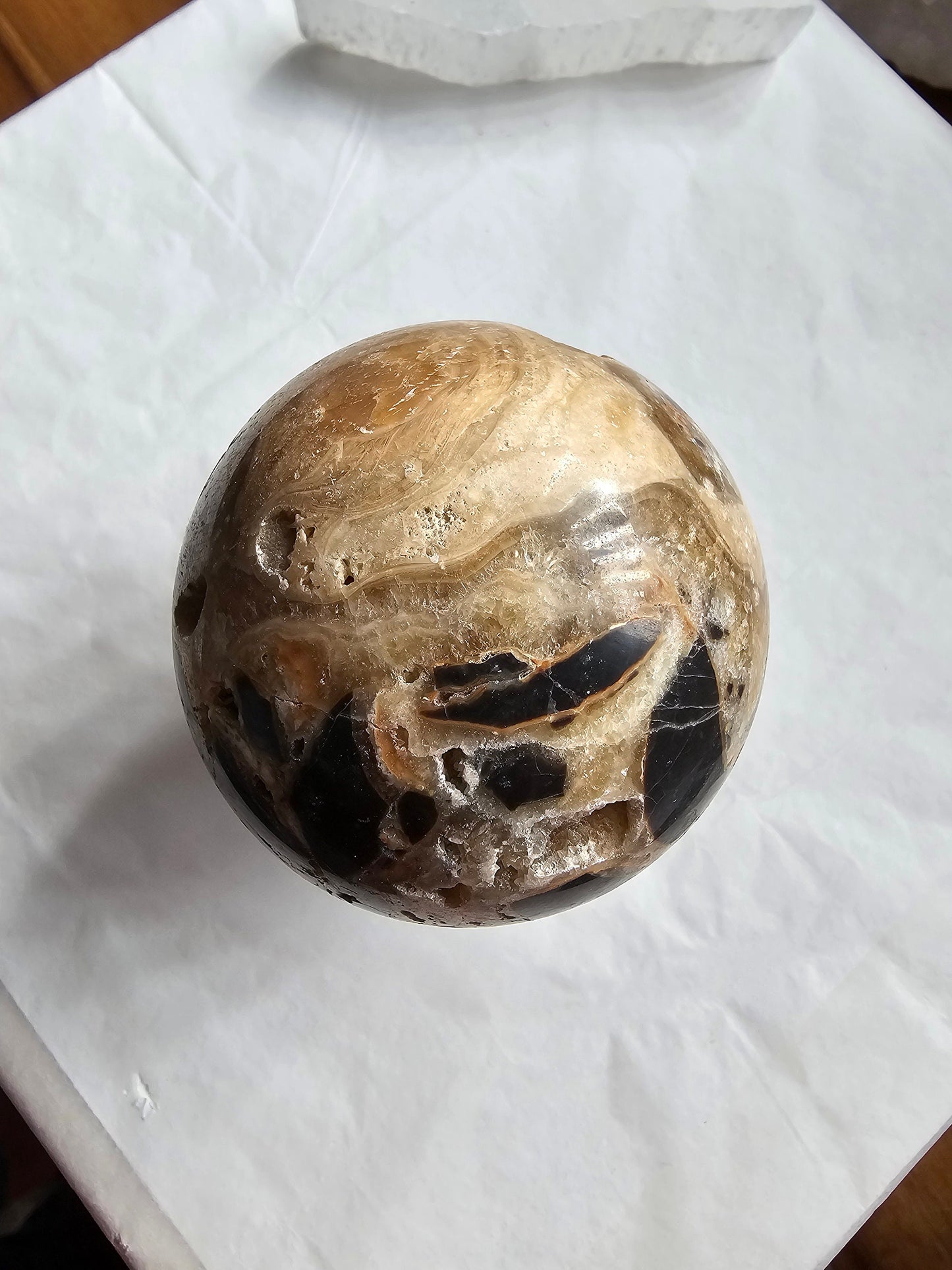 Rare Brecciated Aragonite spheres
