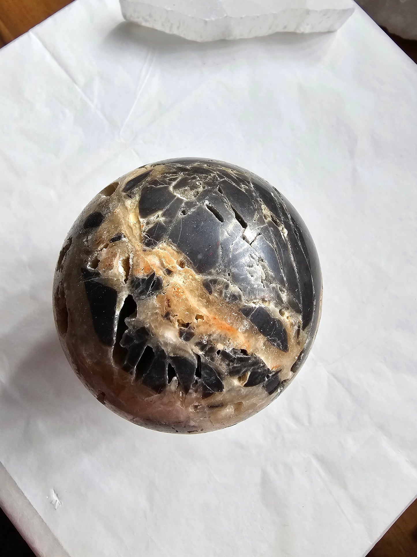 Rare Brecciated Aragonite spheres