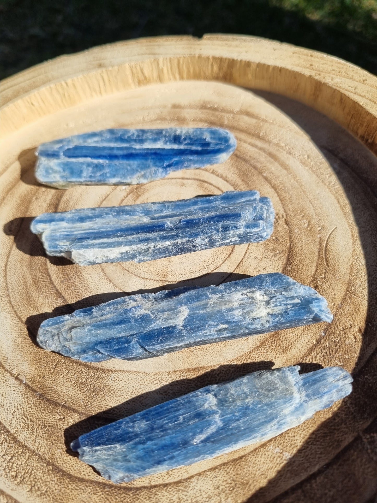 Blue Kyanite Blade / Shard with mica inclusions