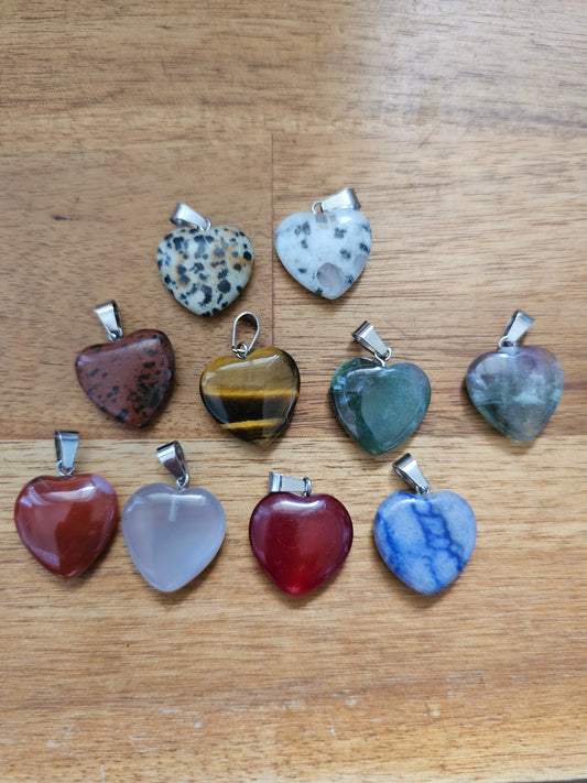 Heart Pendant / crystal heart Jewellery / Crystal Jewellery / crystal jewellry