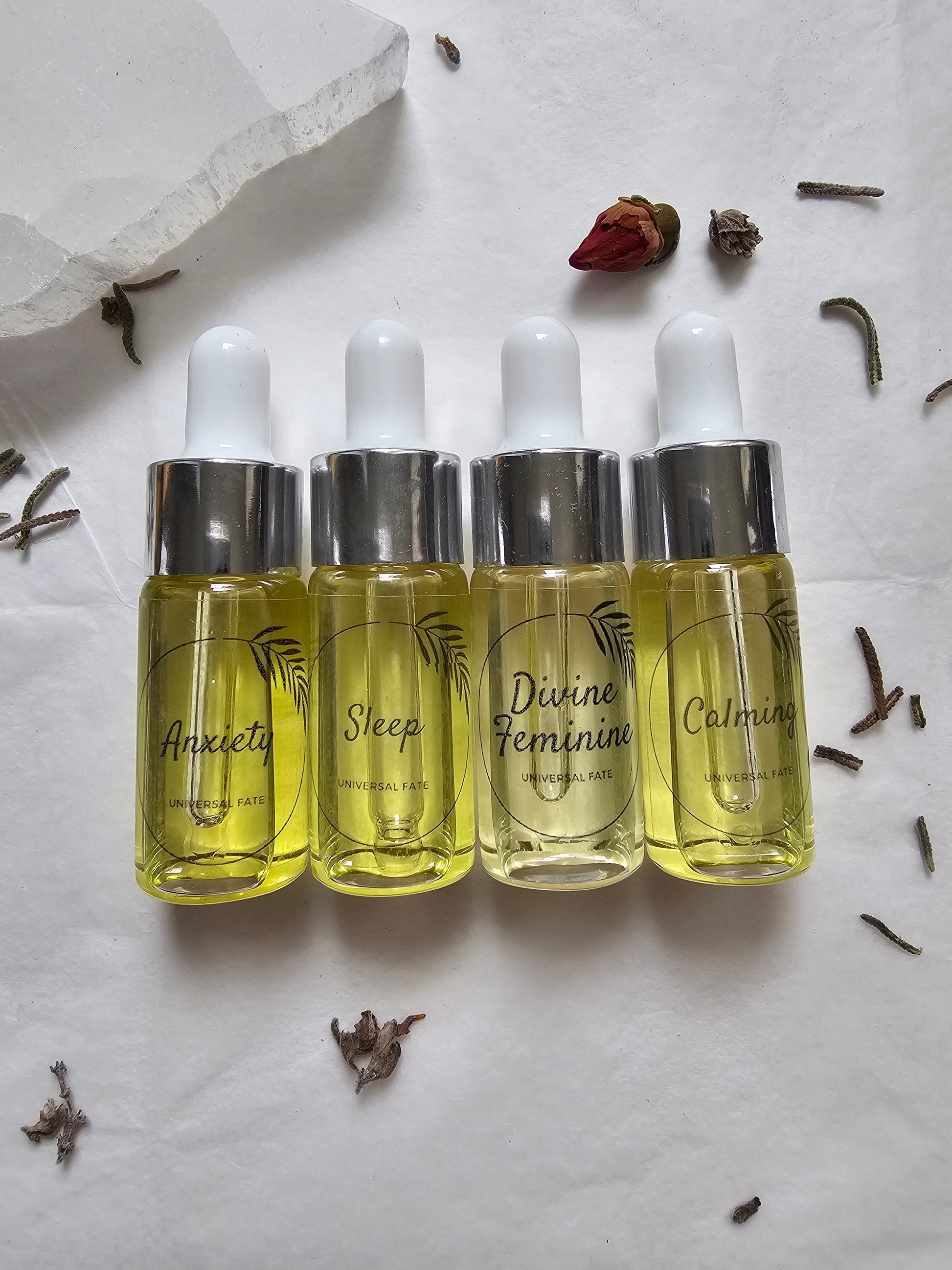Essential Oil Droppers. 10mls. For skin use. - Universal Fate