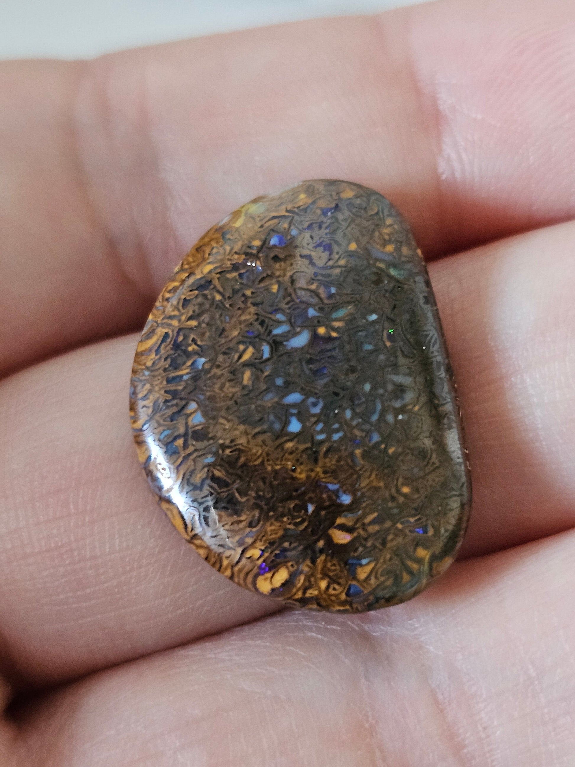 3 x Bulk Australian QLD boulder opal / Cabochon