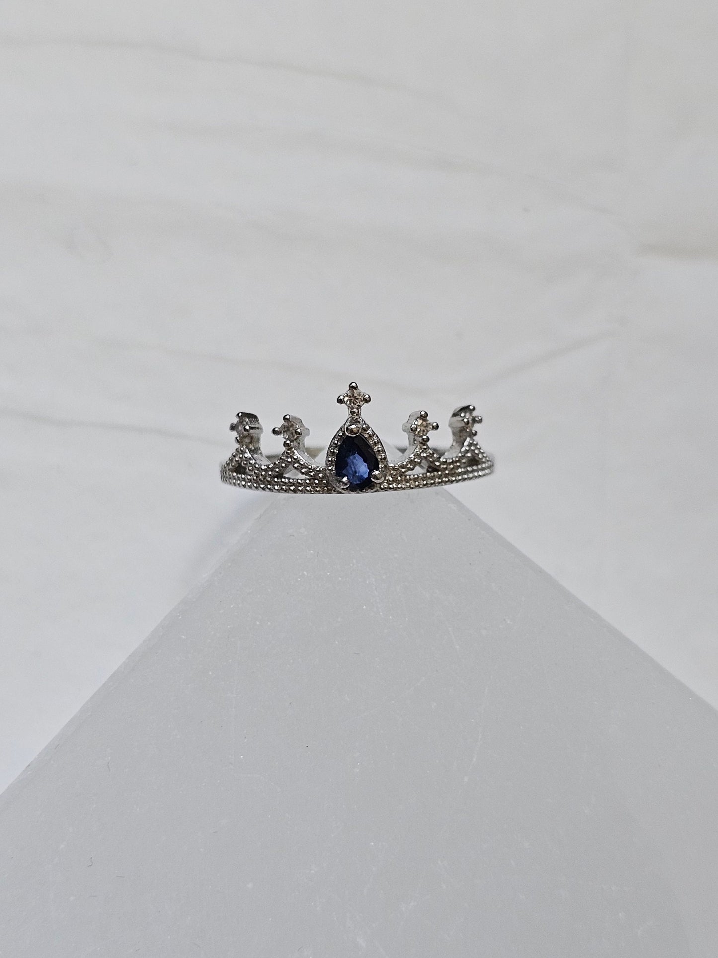 Tanzanite Crown adjustable ring