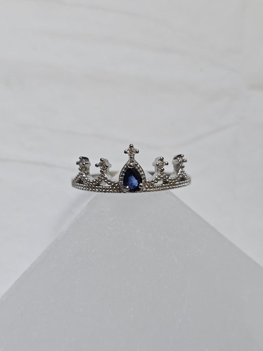 Tanzanite Crown adjustable ring