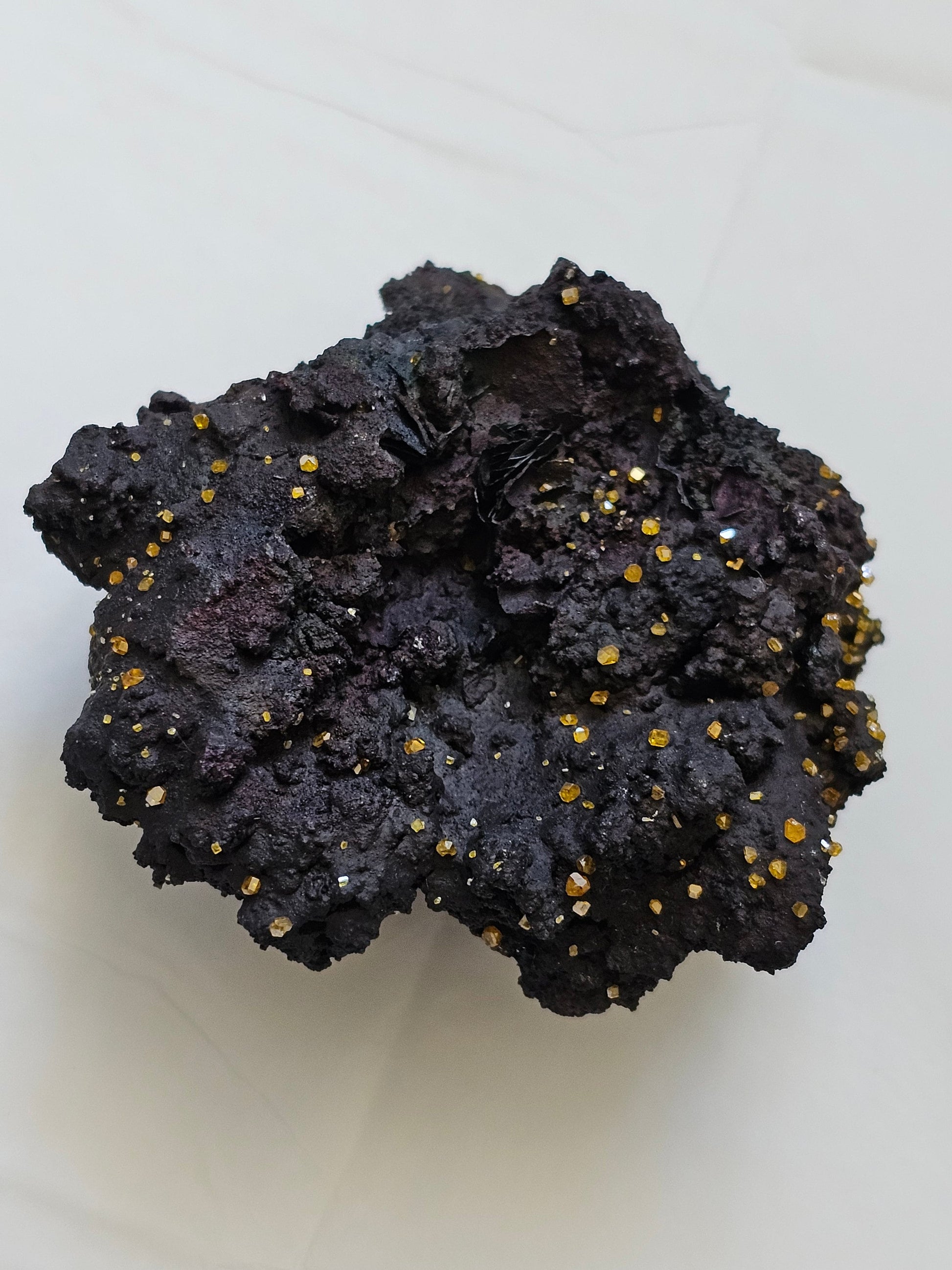 Rare Wulfenite on Matrix Cluster specimen