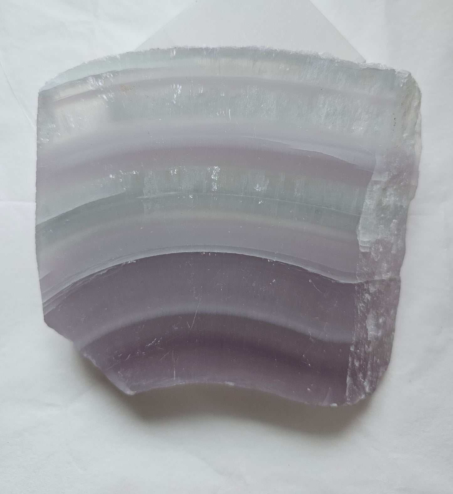 Lavender Fluorite Slice / Slab 776g