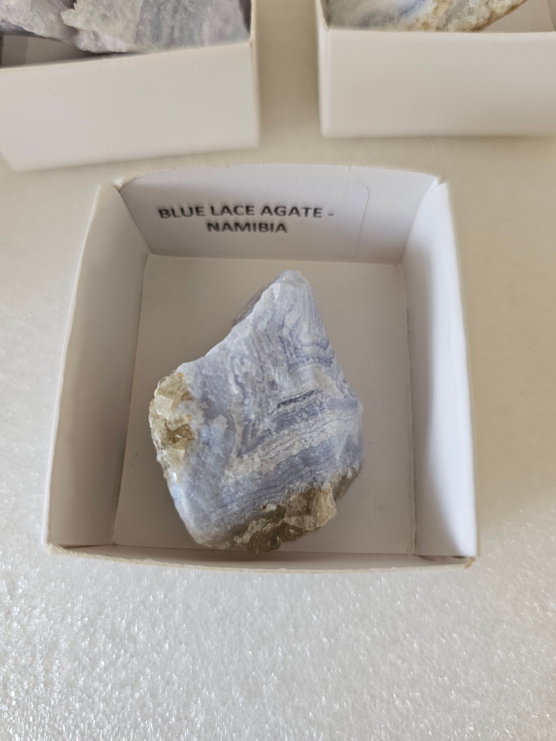 Raw Blue Lace Agate w/ Mica