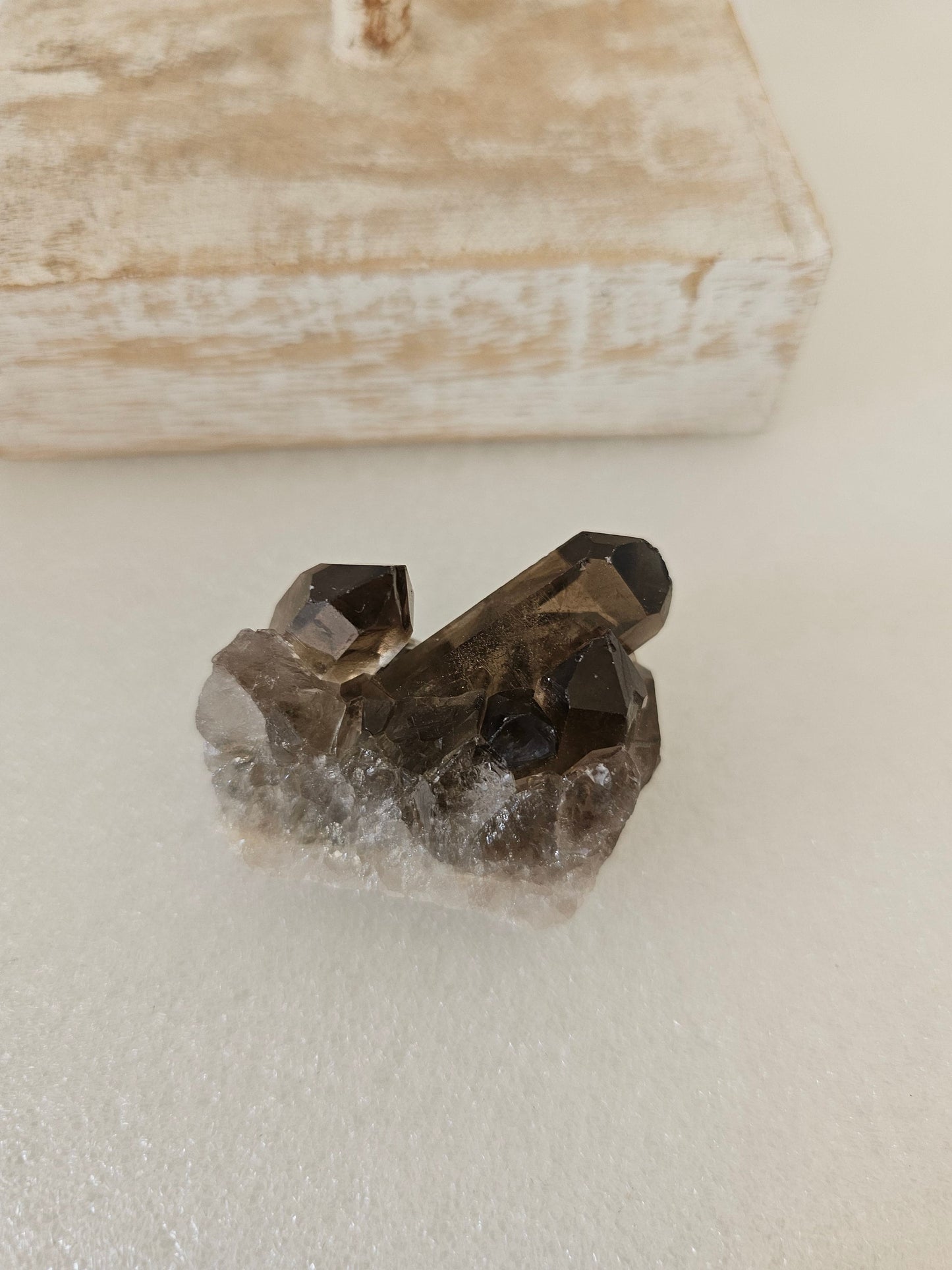 Smoky Quartz Cluster / Grounding crystal