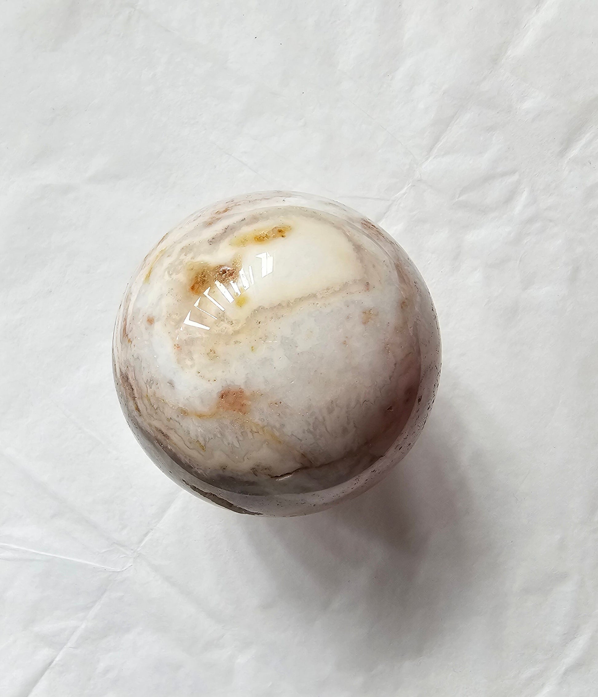 Flower Agate sphere / Sakura Agate