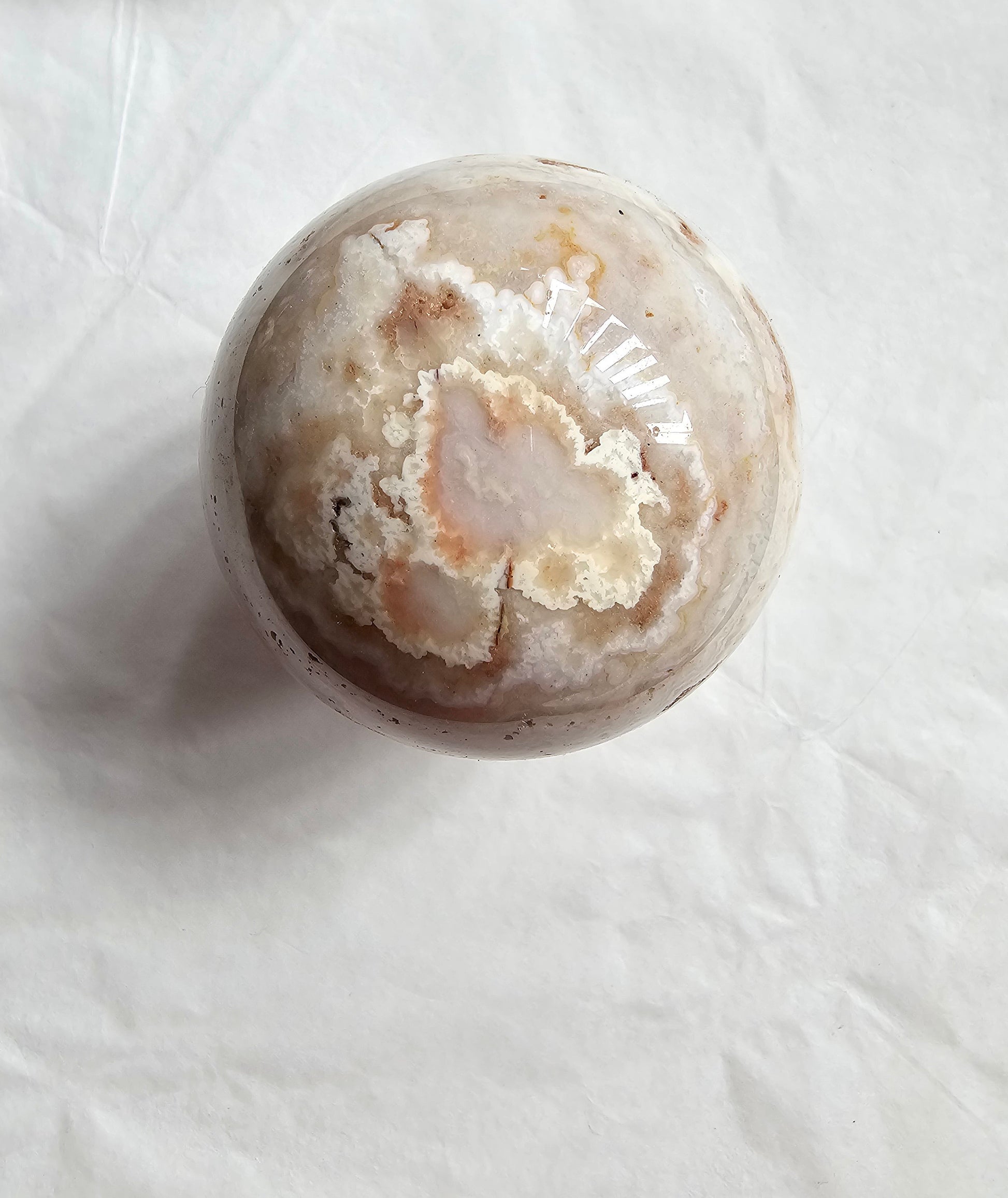 Flower Agate sphere / Sakura Agate