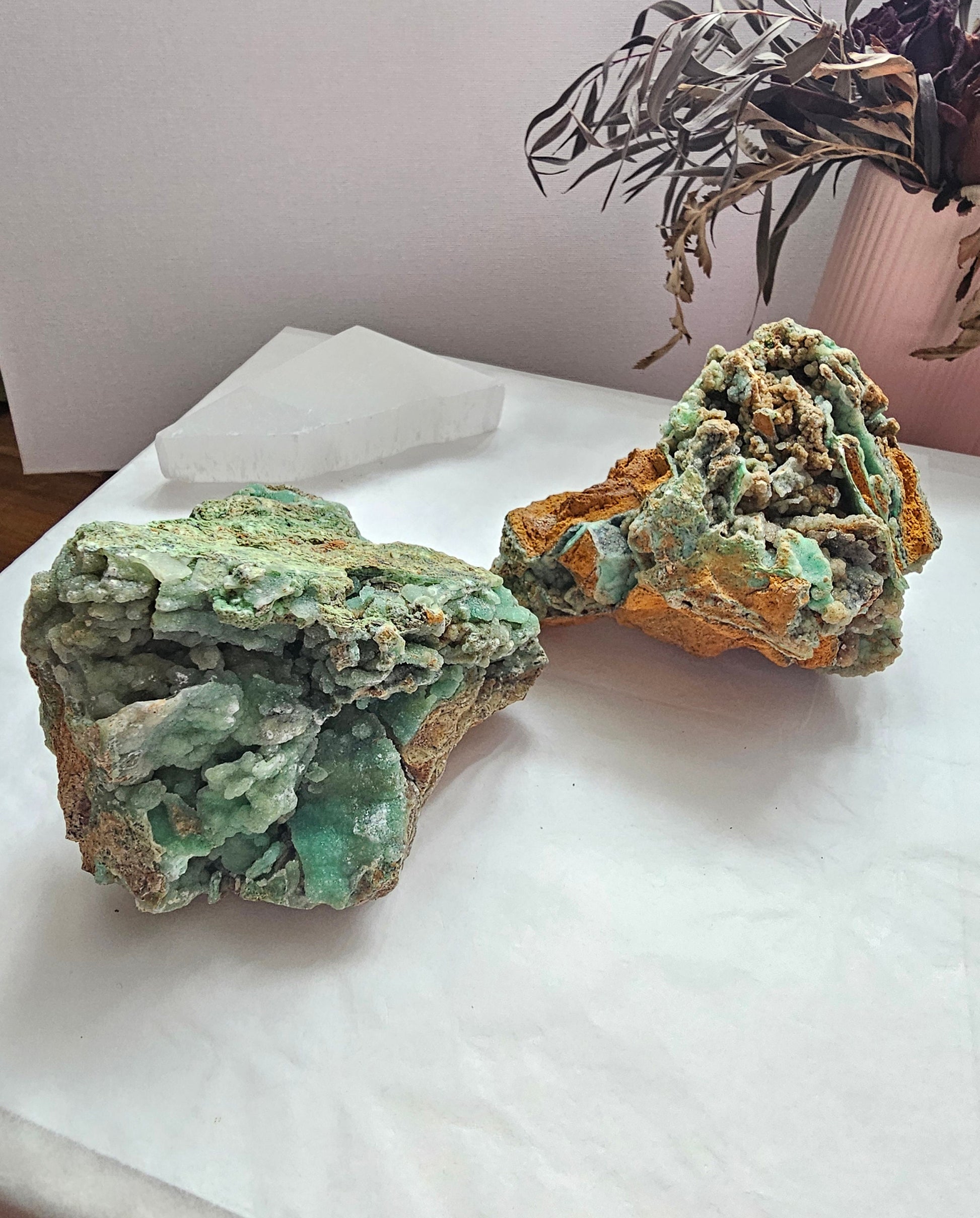 Large Smithsonite Clusters - Sparkly