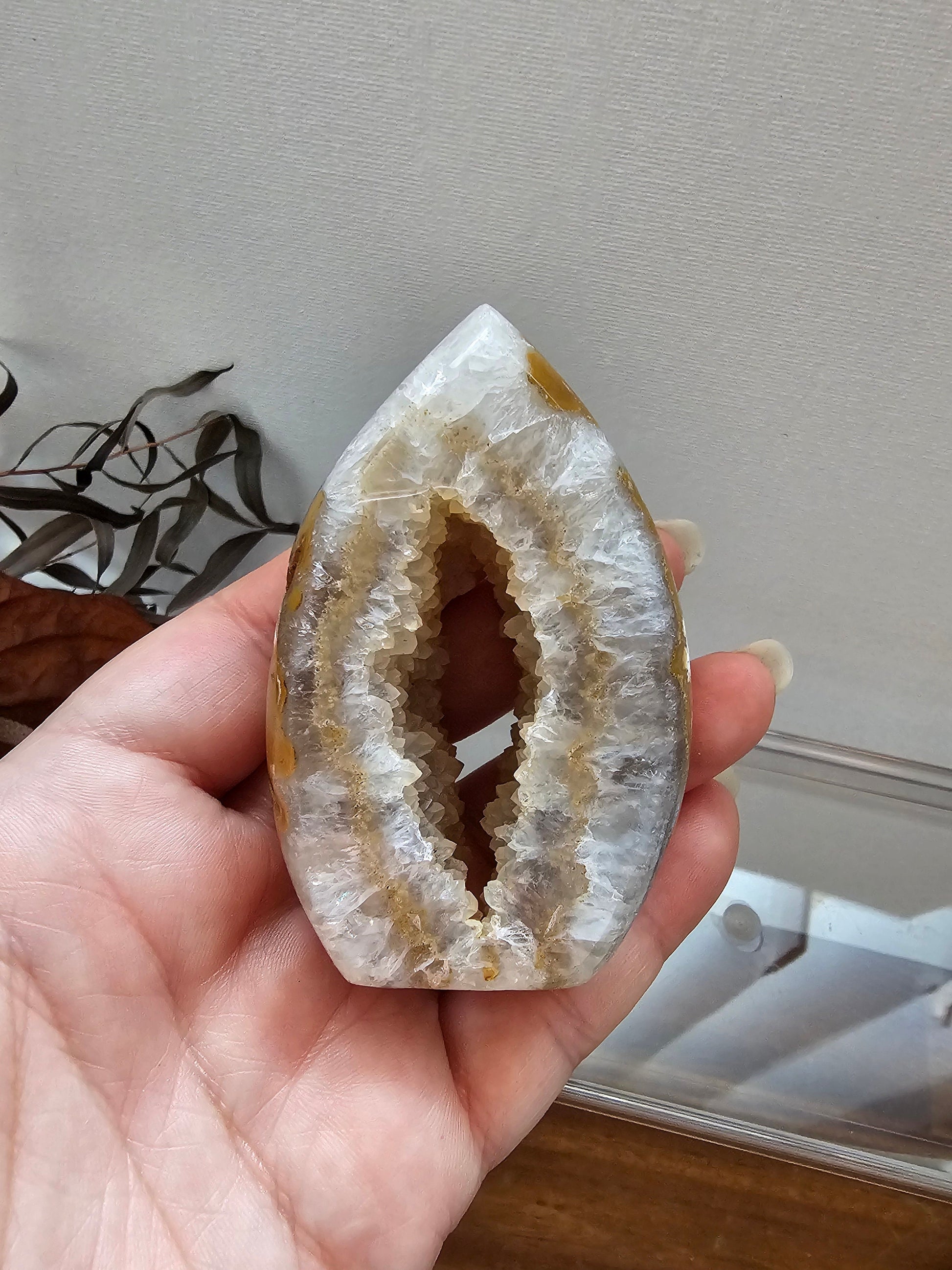 Druzy Agate Flame / freeform