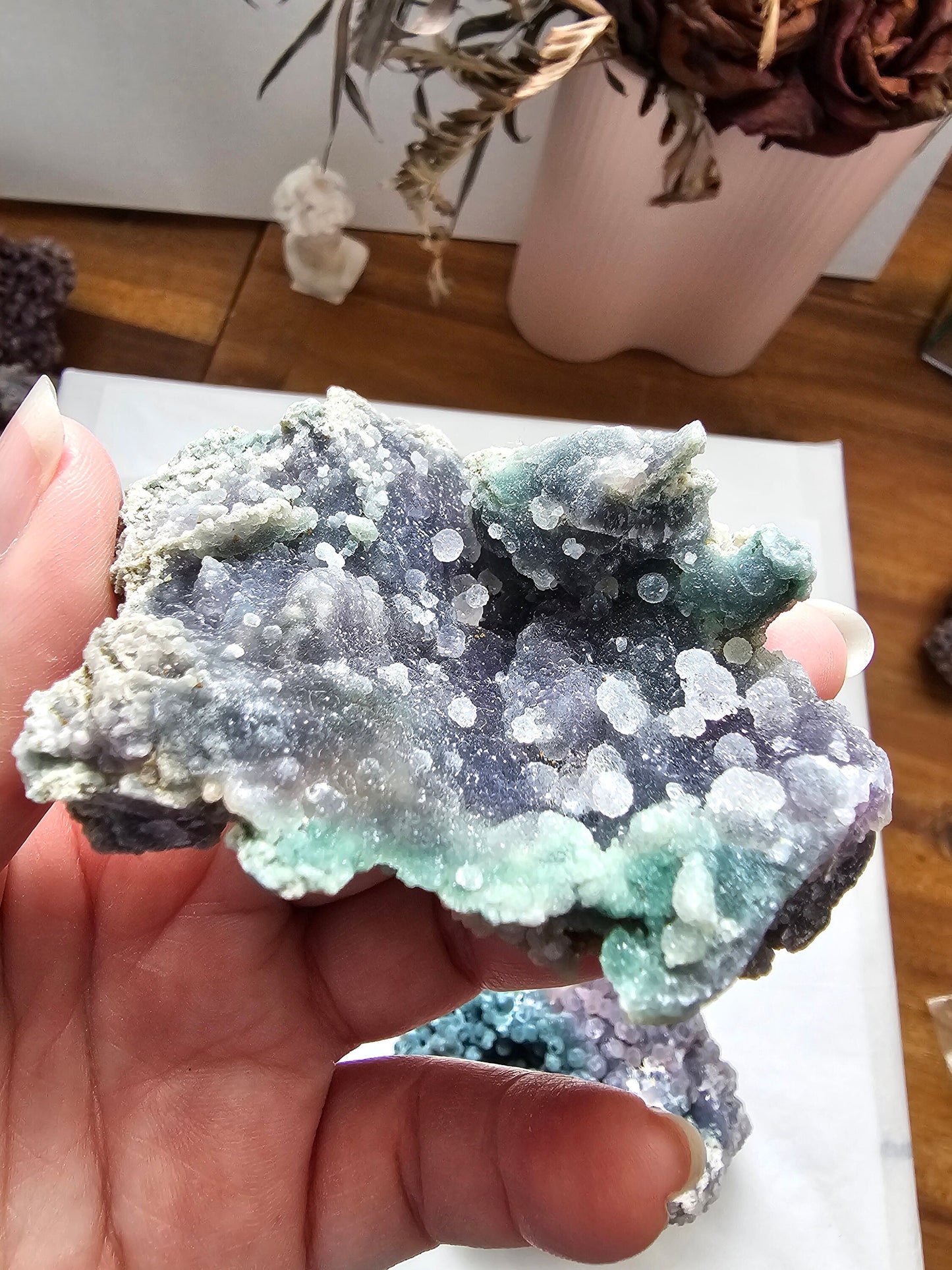 Grape Agate clusters - Sparkly - Large - Indonesia