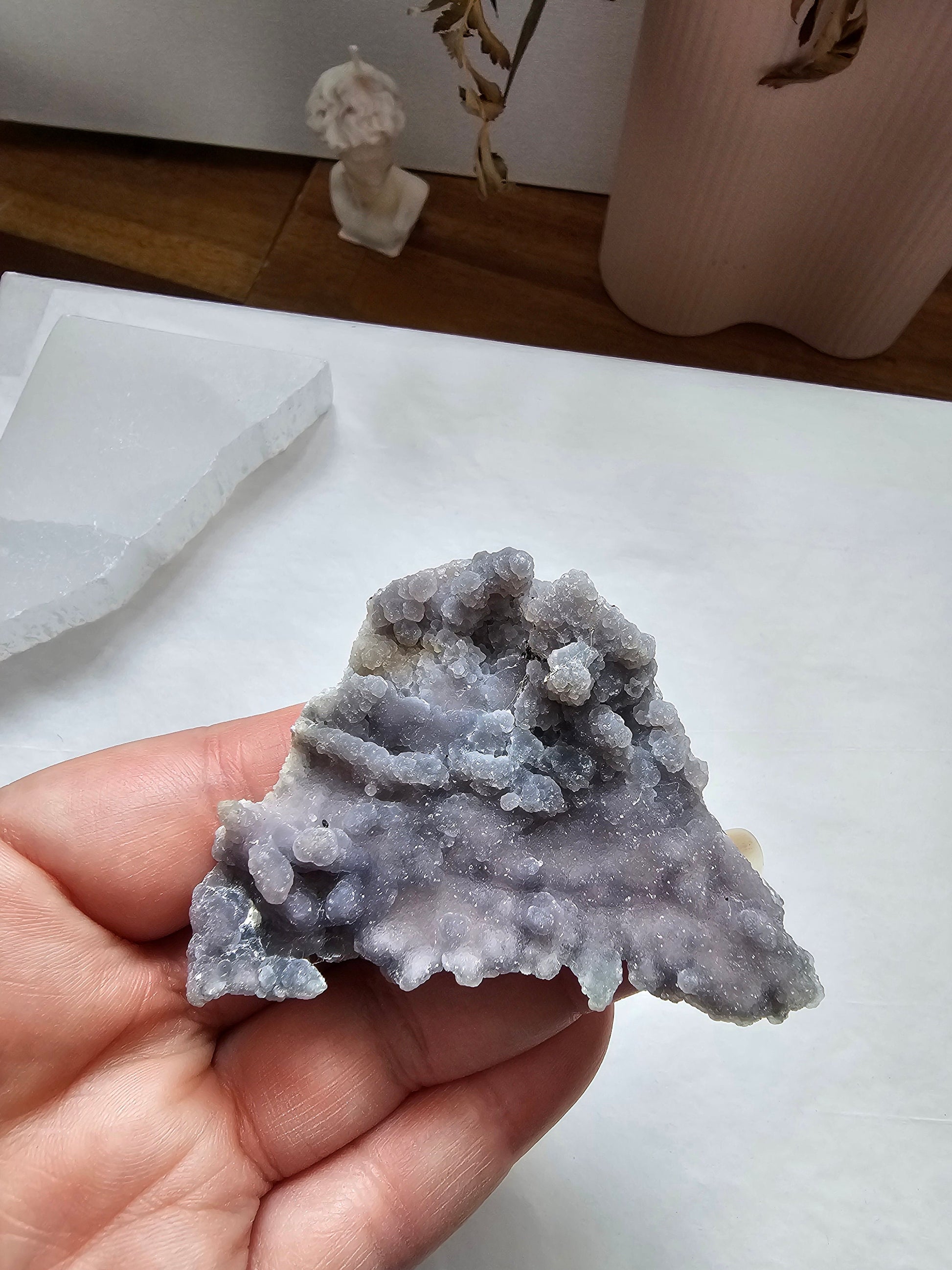 Grape Agate Slice - Sparkly - Indonesian