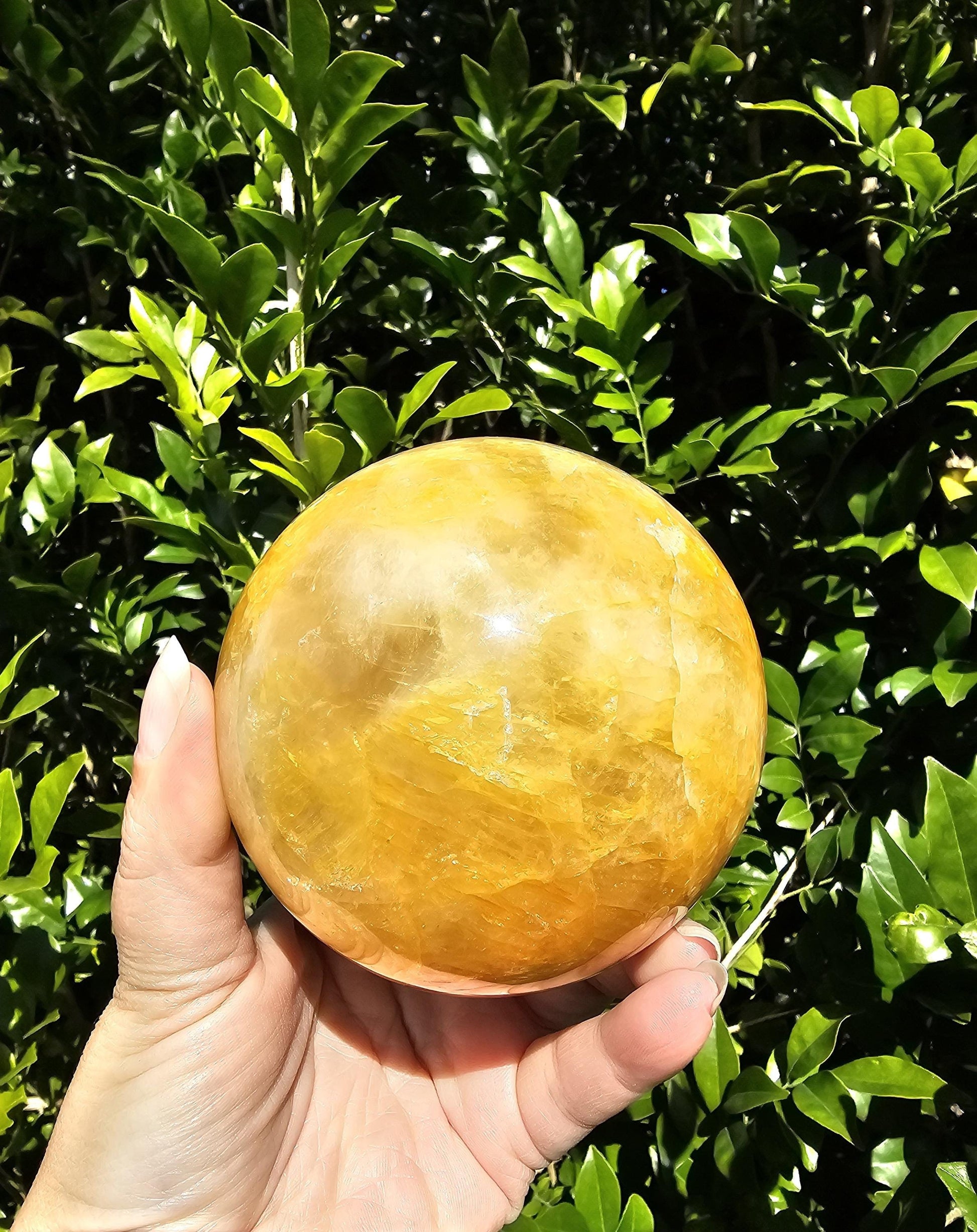 Large brazilian golden healer sphere