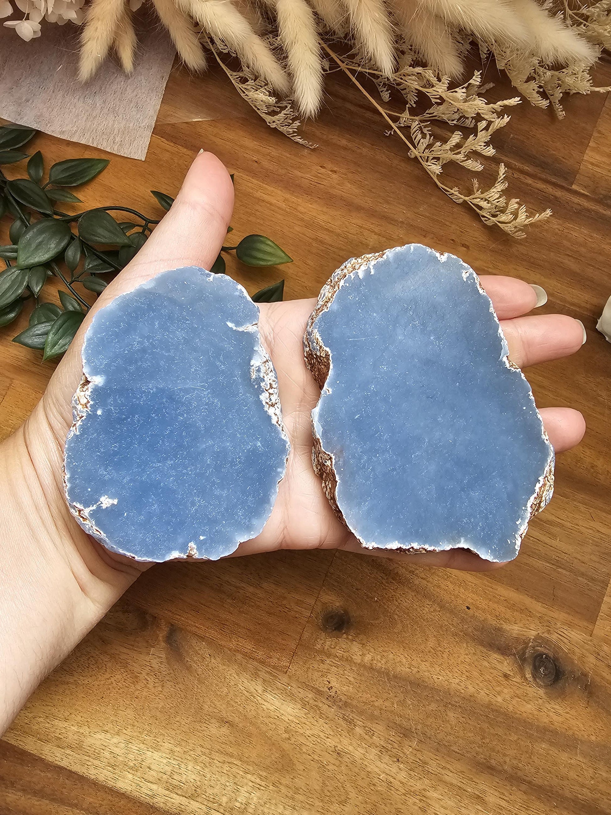 Blue Angelite Slice / Slab