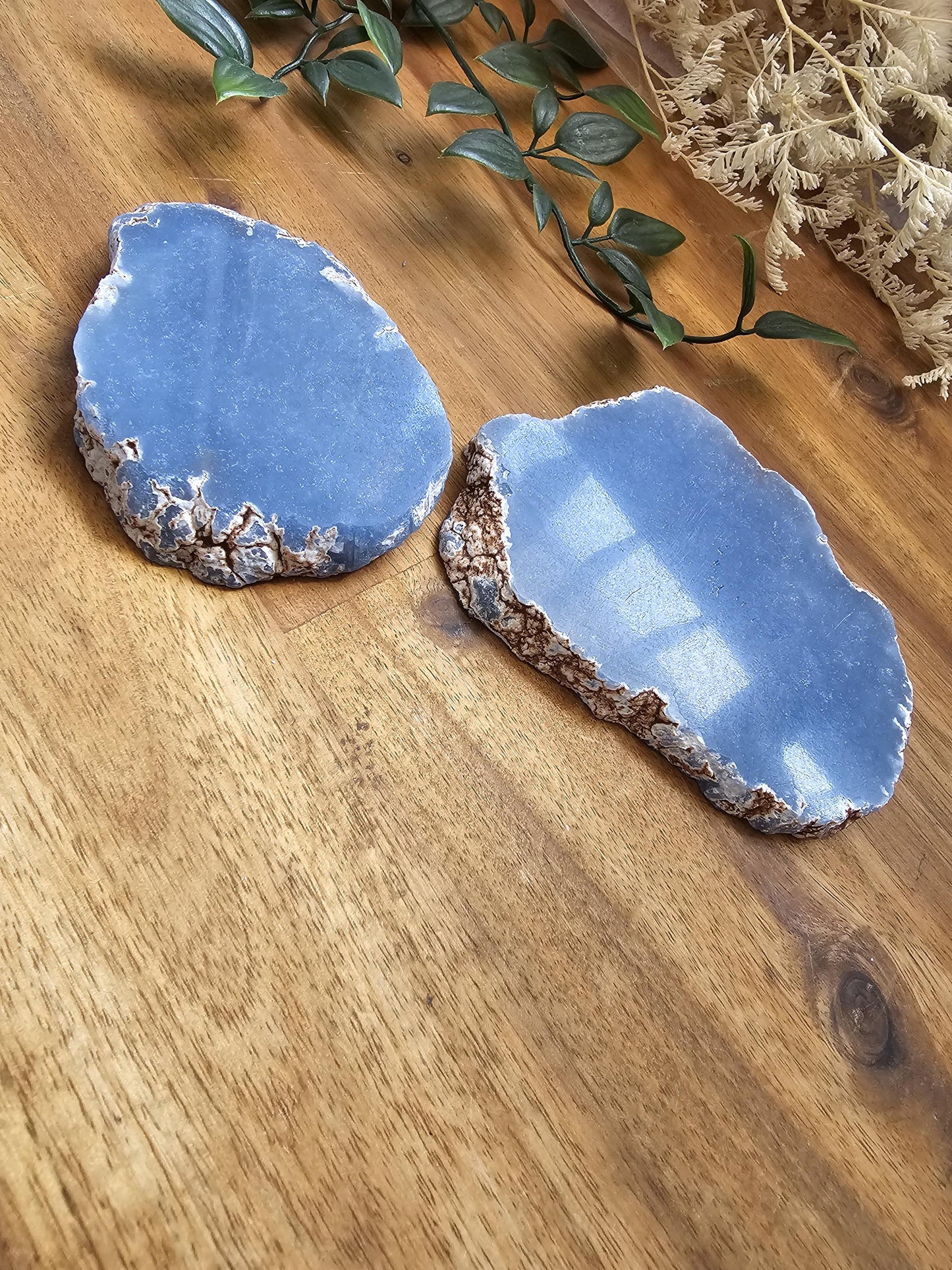 Blue Angelite Slice / Slab