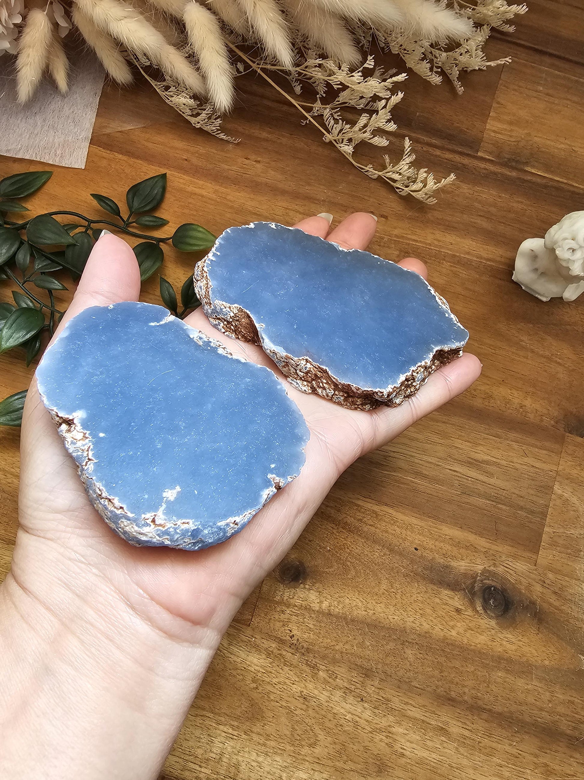 Blue Angelite Slice / Slab