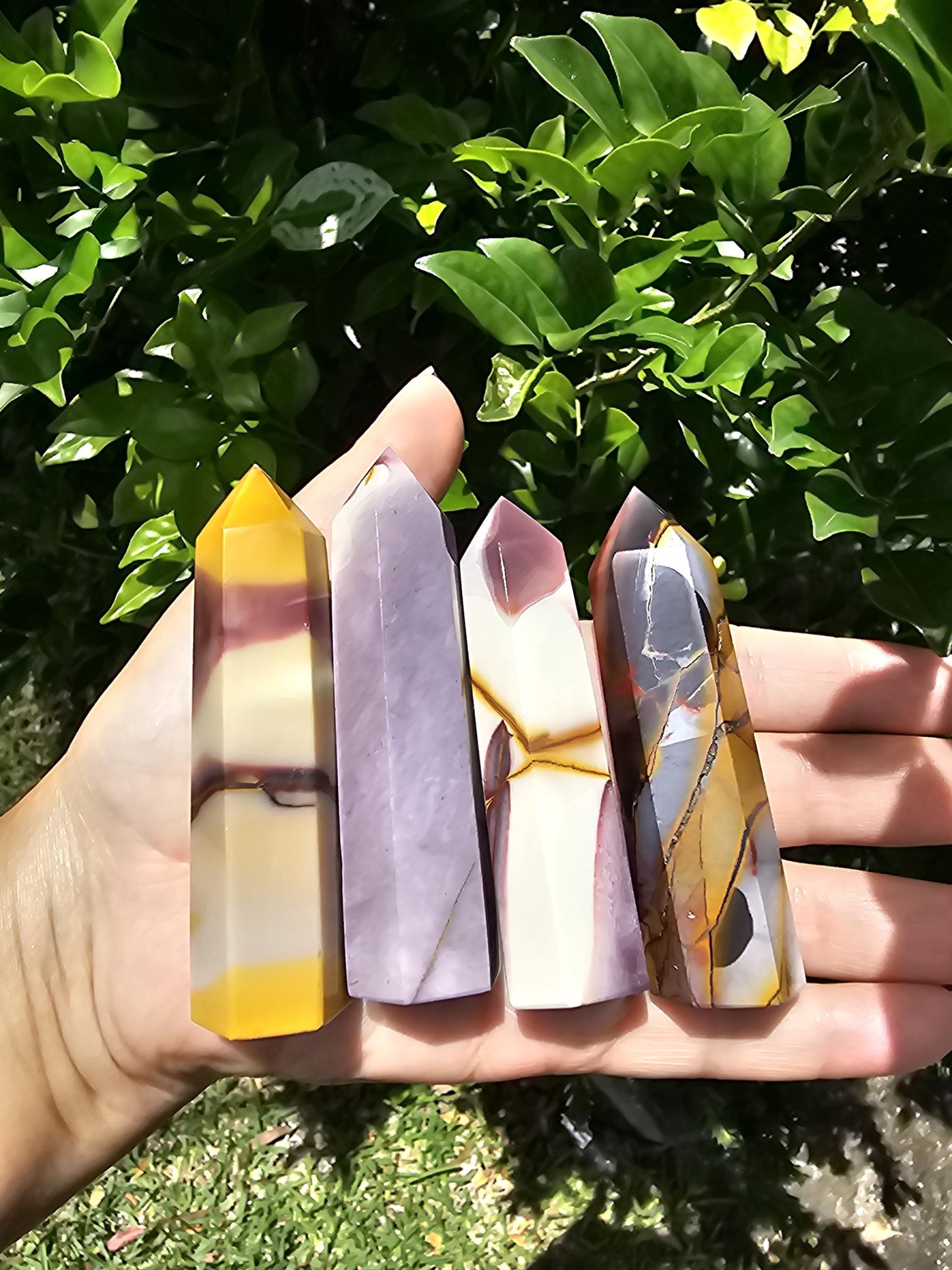 Australian Mookaite Jasper Towers