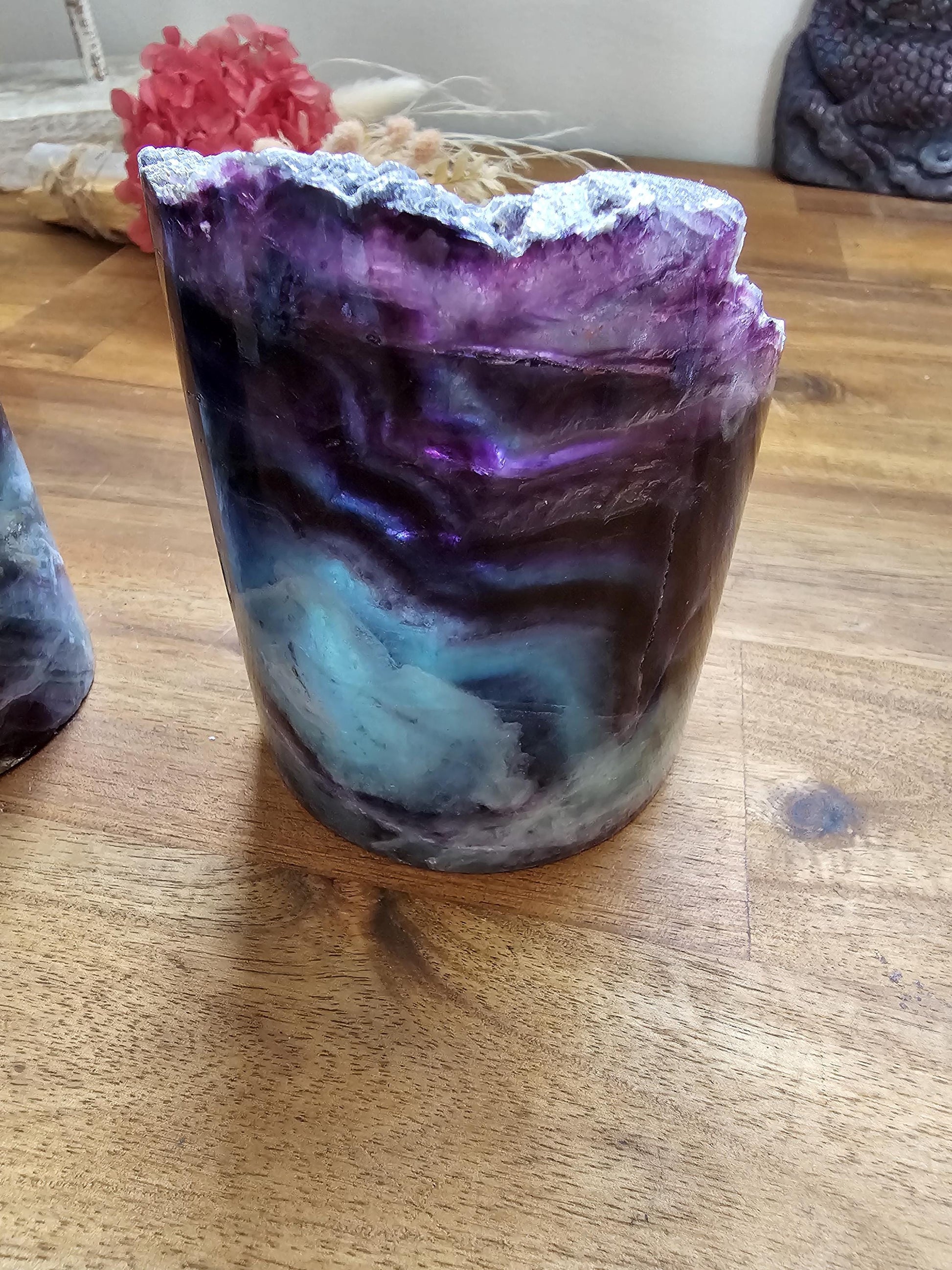 Rainbow Fluorite Lamps / Night light / bedside light