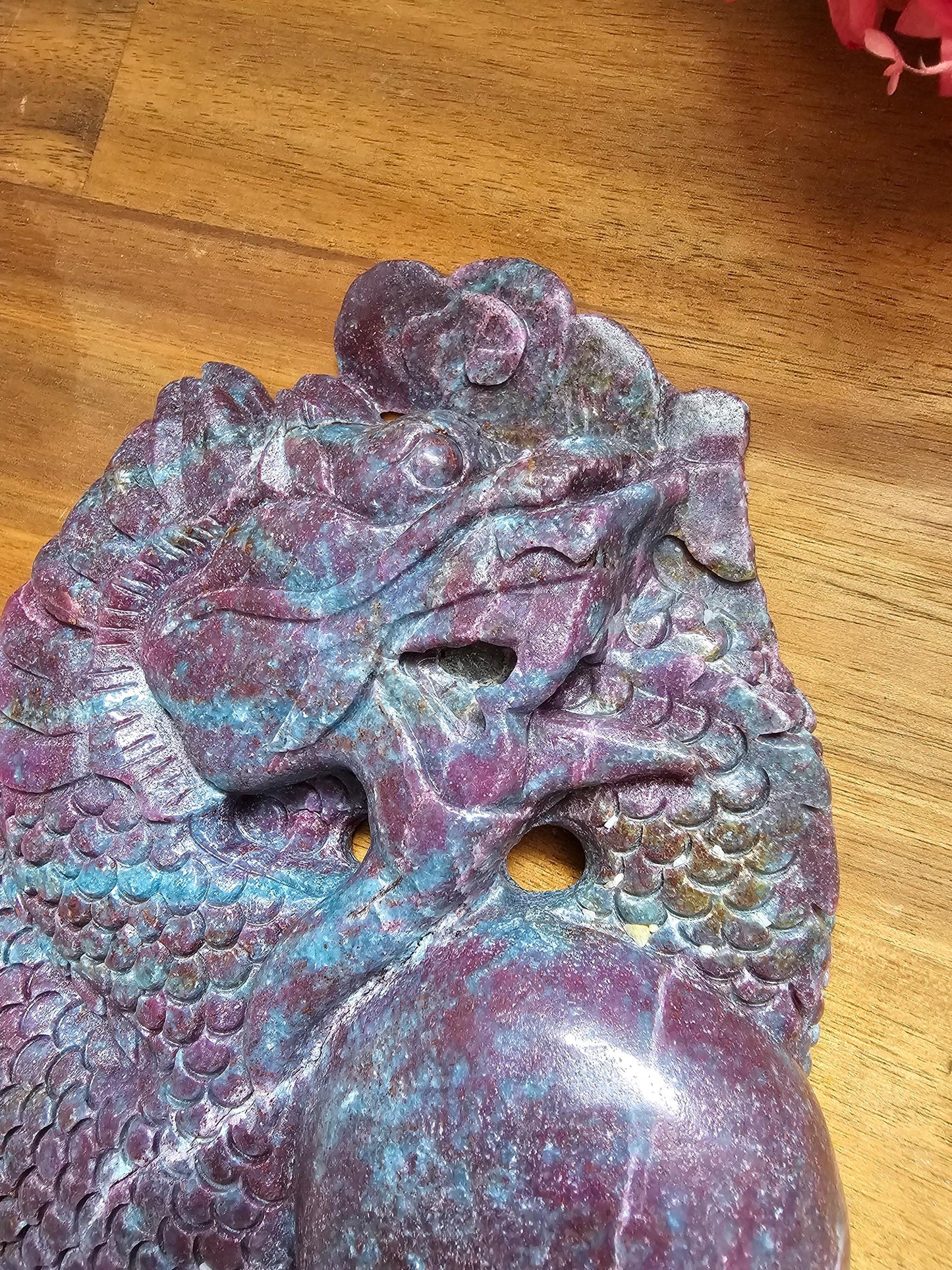 Ruby Fuchsite Kyanite Dragon / Statement piece 1.6kg