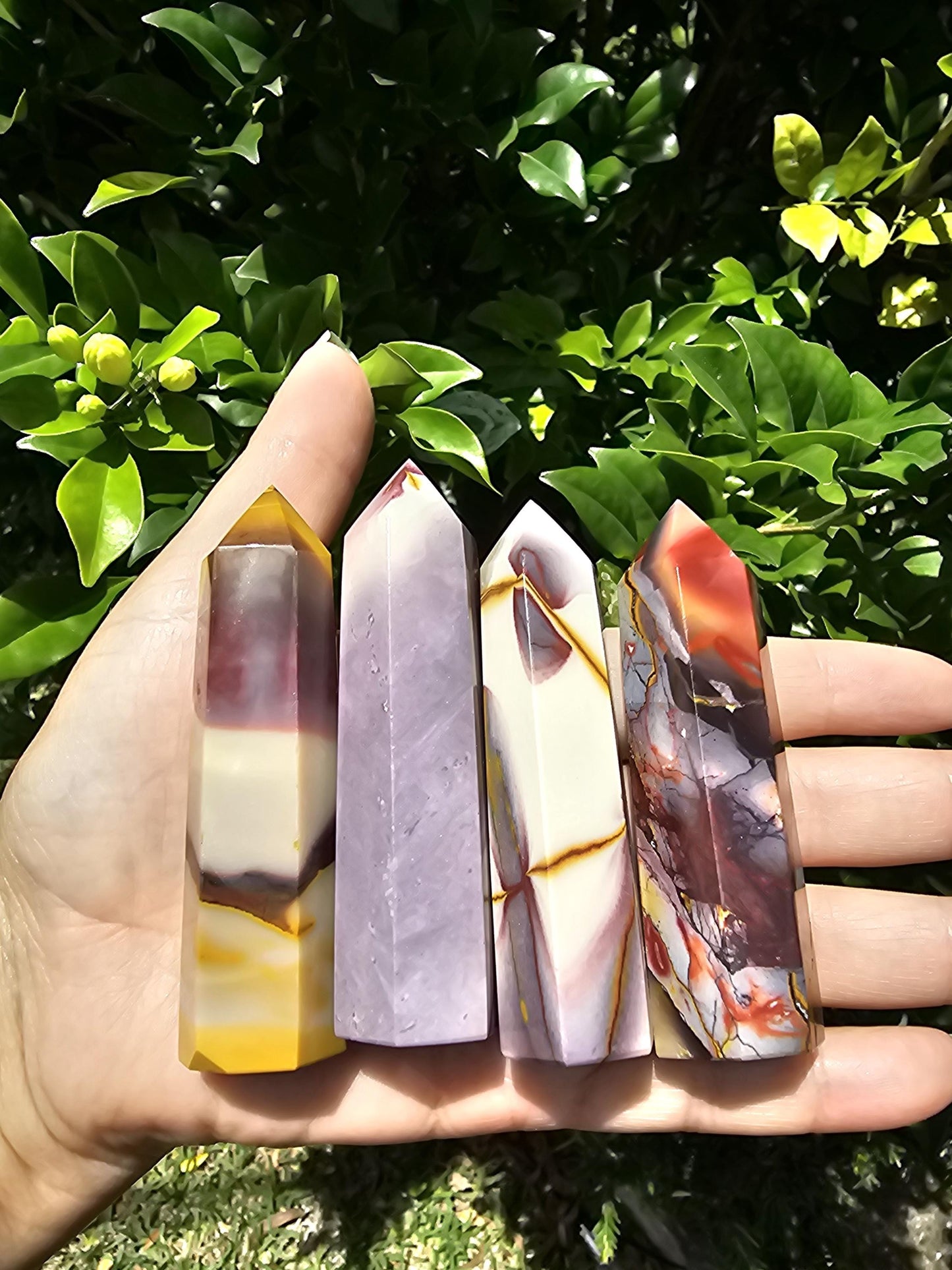 Australian Mookaite Jasper Towers