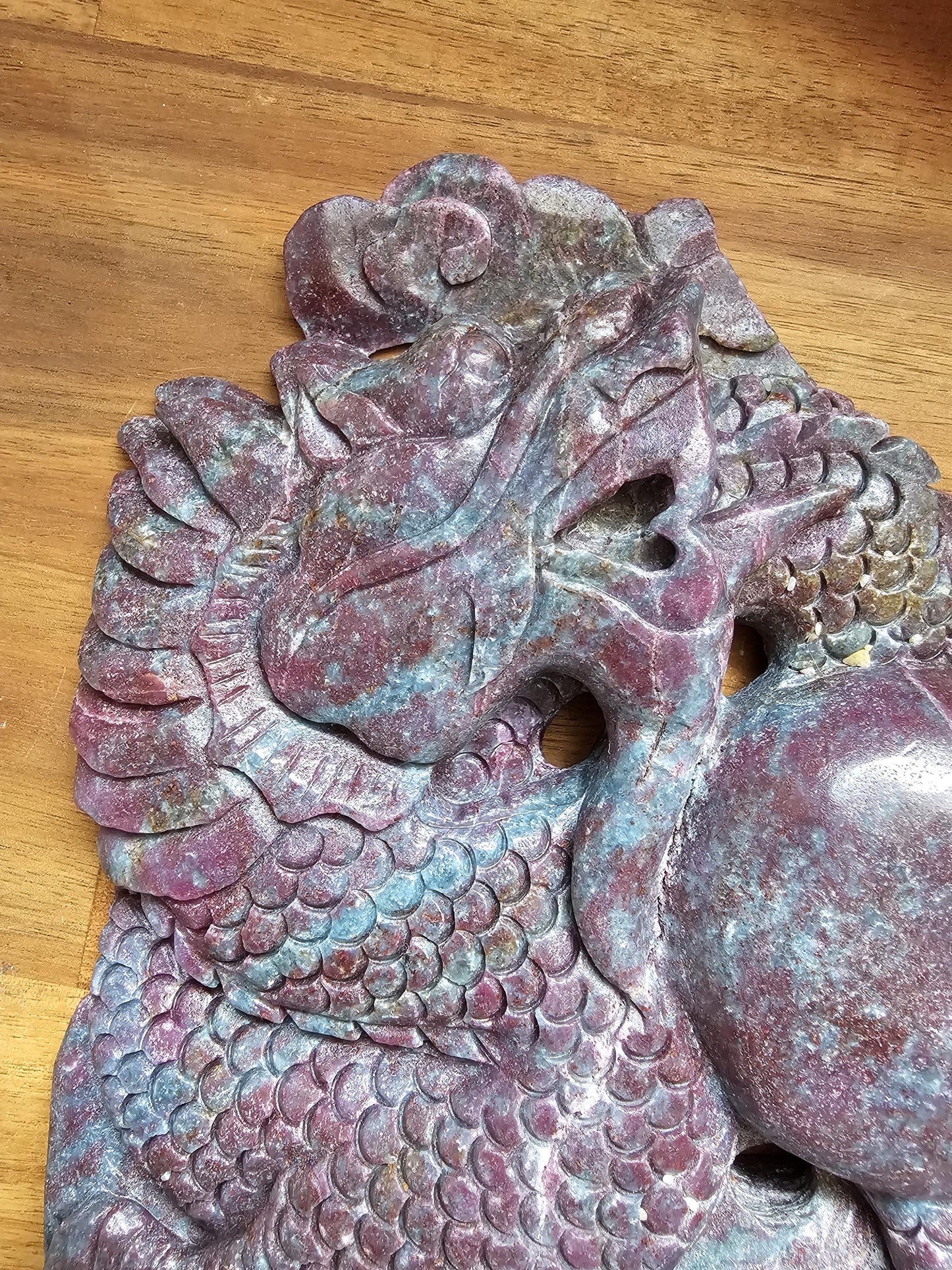 Ruby Fuchsite Kyanite Dragon / Statement piece 1.6kg