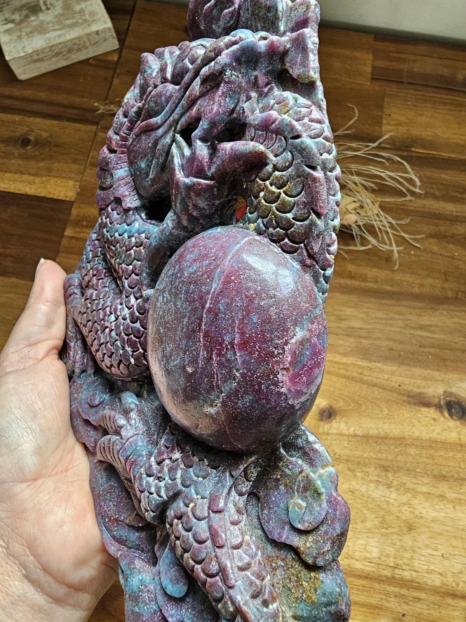 Ruby Fuchsite Kyanite Dragon / Statement piece 1.6kg