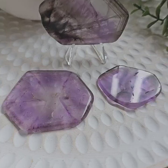 Australian Wyloo Amethyst Crystal | Amethyst Slices