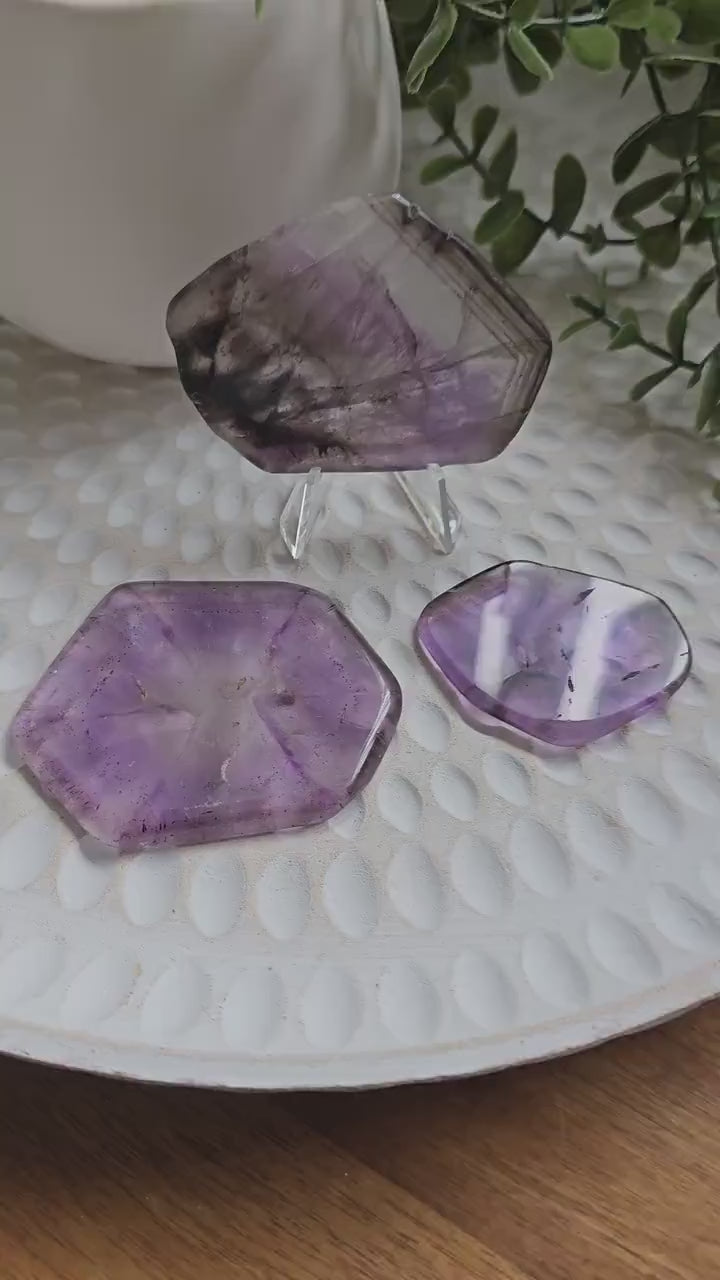 Australian Wyloo Amethyst Crystal | Amethyst Slices