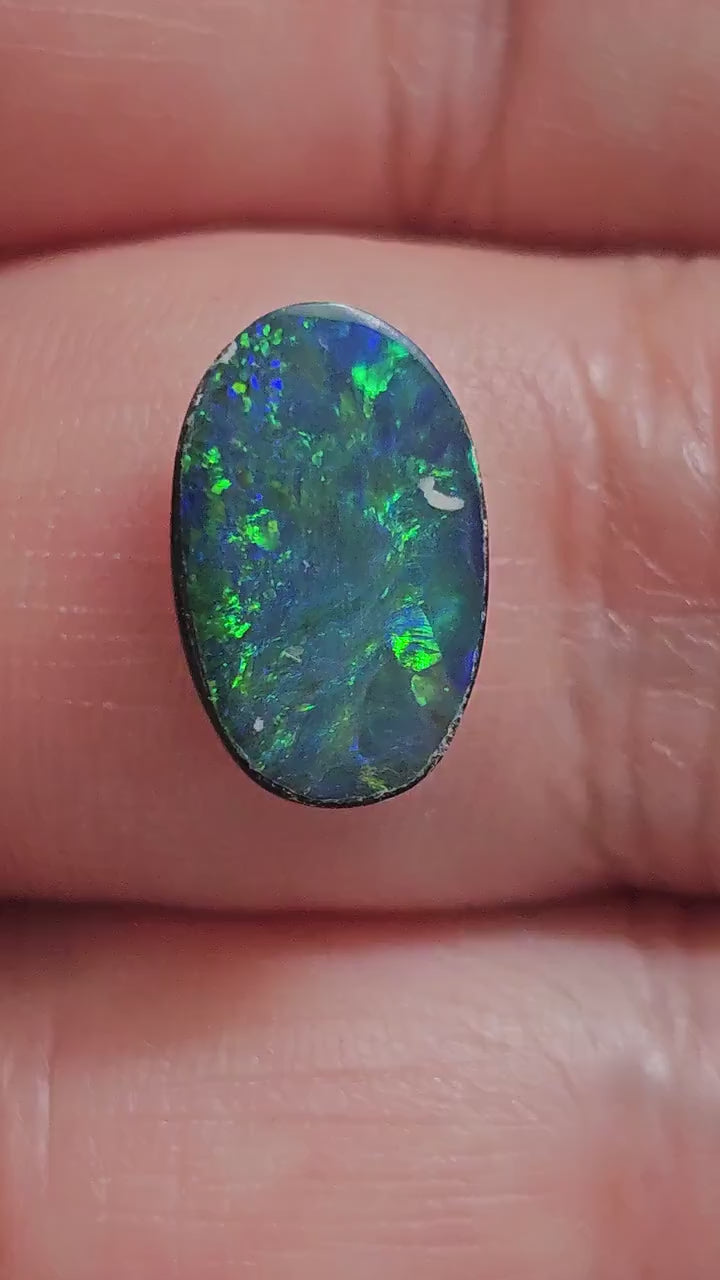 Australian doublet opal NSW / black opal / Lightning ridge Opal