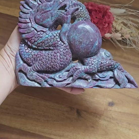 Ruby Fuchsite Kyanite Dragon / Statement piece 1.6kg