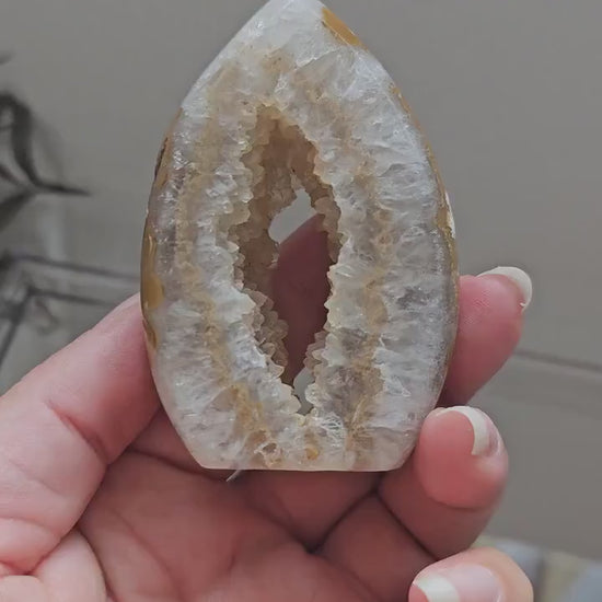 Druzy Agate Flame / freeform