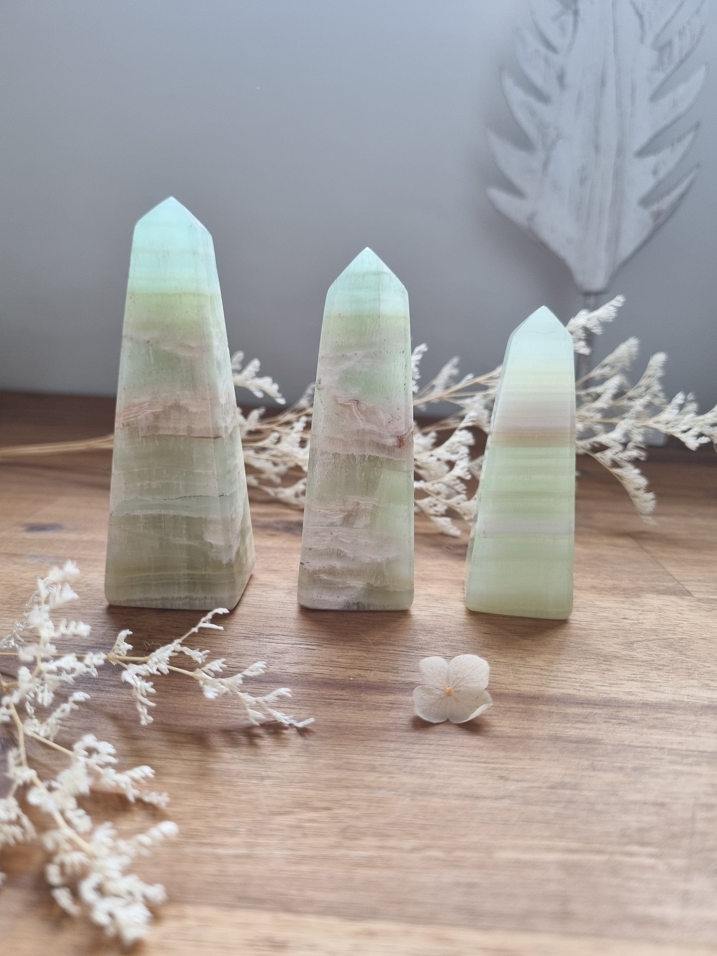 Pistachio Calcite Towers / Generators