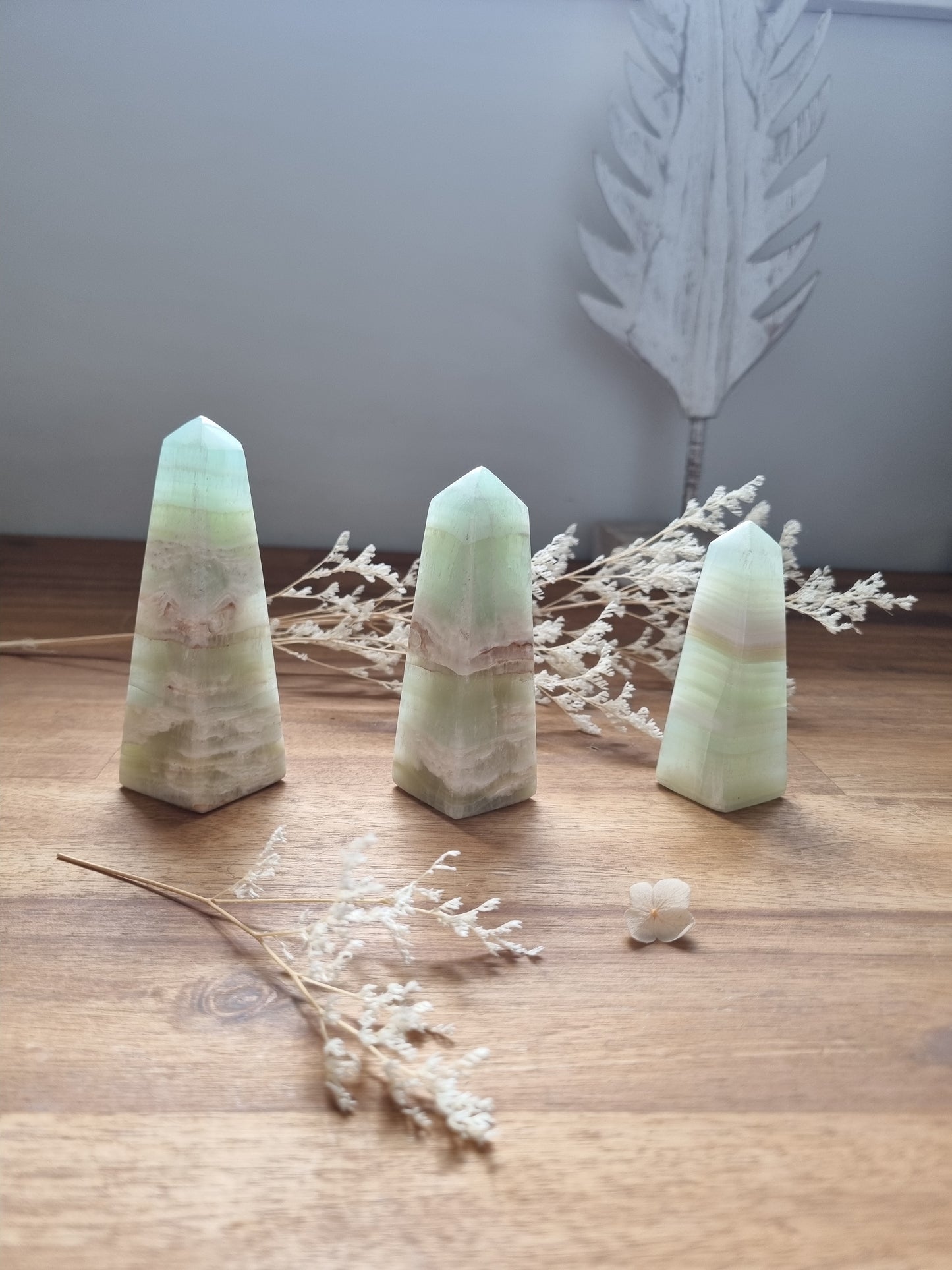 Pistachio Calcite Towers / Generators