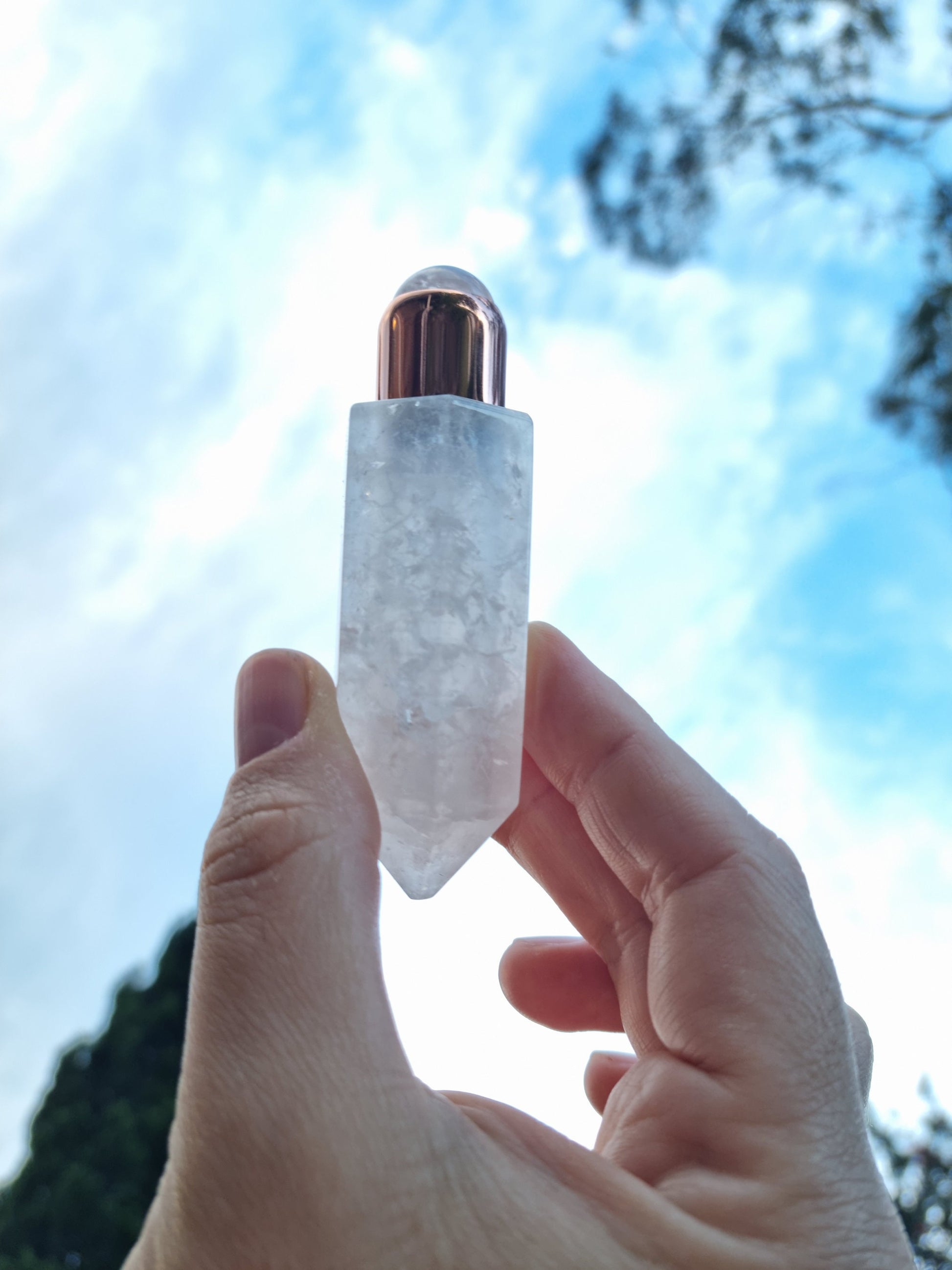 Luxe Refillable Crystal Essential Oil Roller - 10ml FREE OIL - Universal Fate