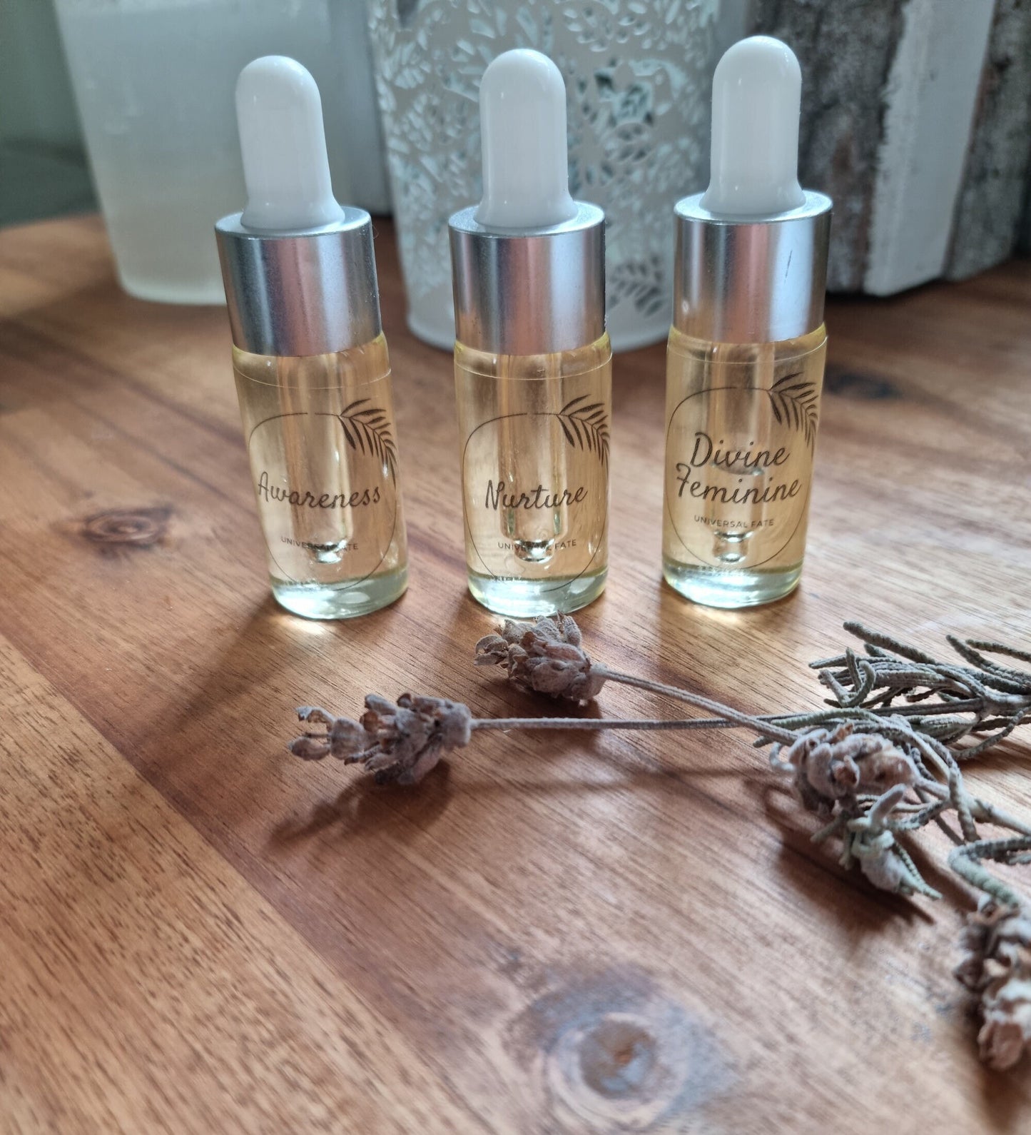 Essential Oil Refill Droppers. 15ml & 20mls. For skin use. - Universal Fate