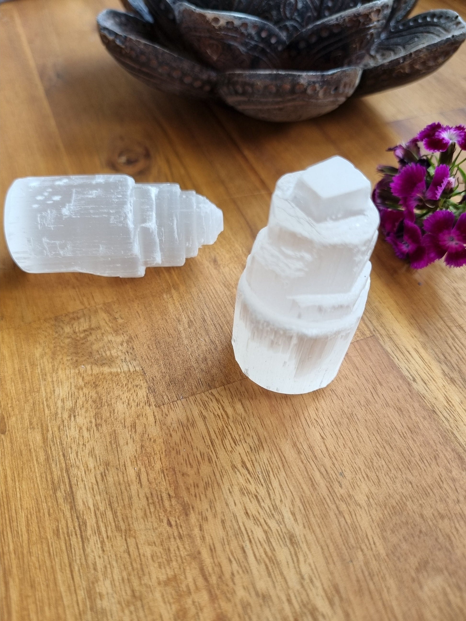 Mini Selenite Tower - Universal Fate