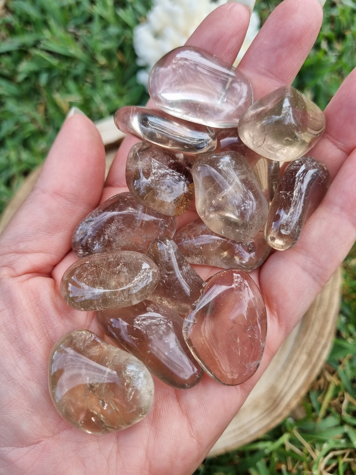 Light Smoky Quartz Tumble