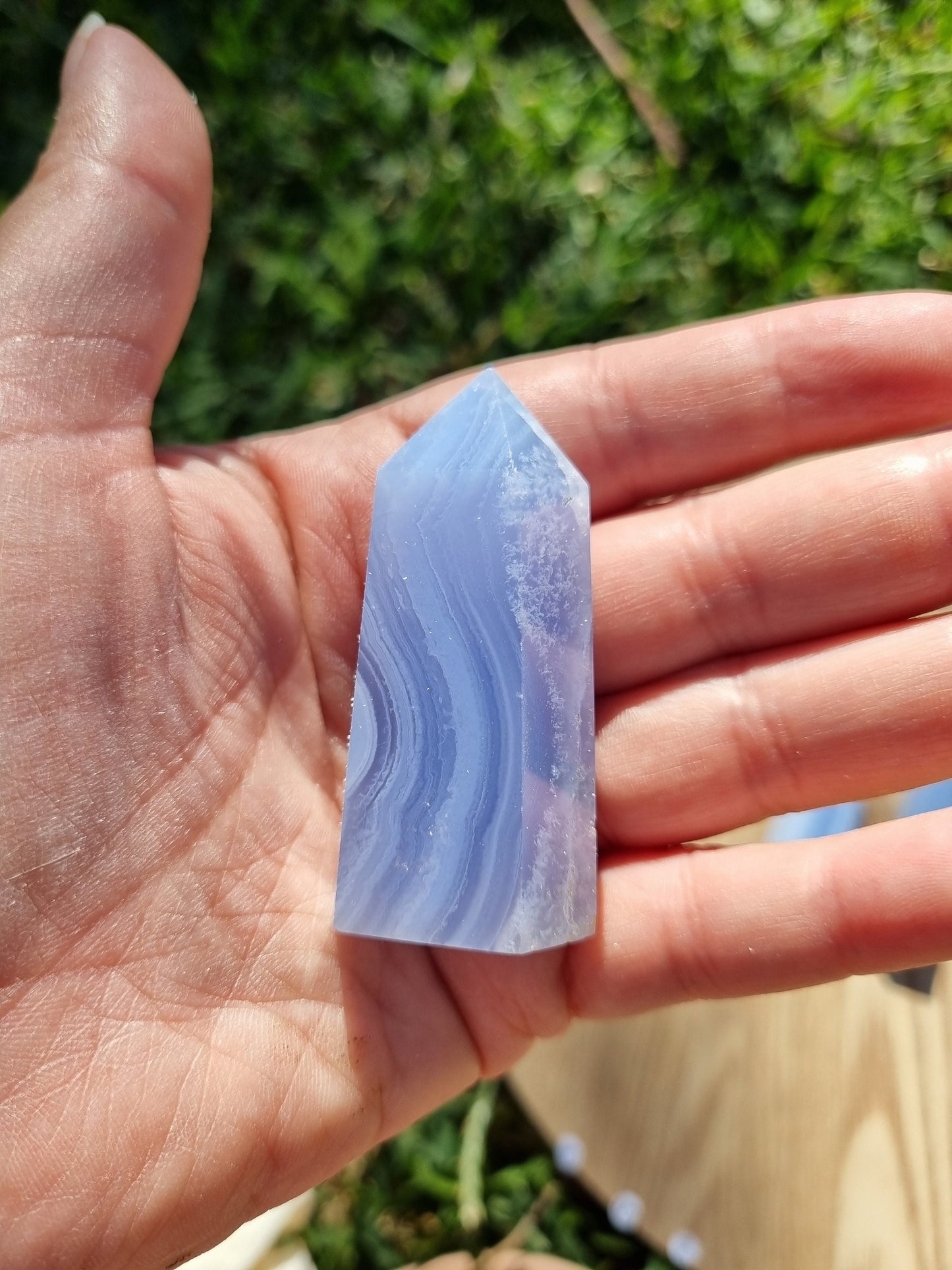 Blue Lace Agate Mini Tower / Generator - Universal Fate