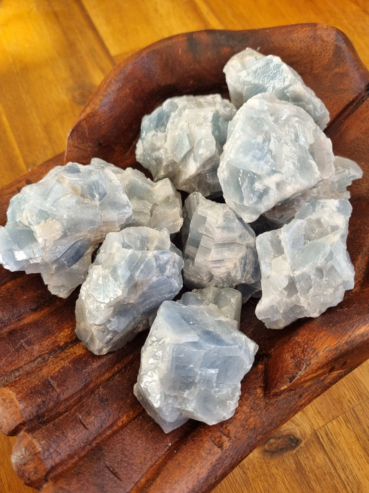 Small Raw Blue Calcite Chunk / Raw Calcite - Universal Fate