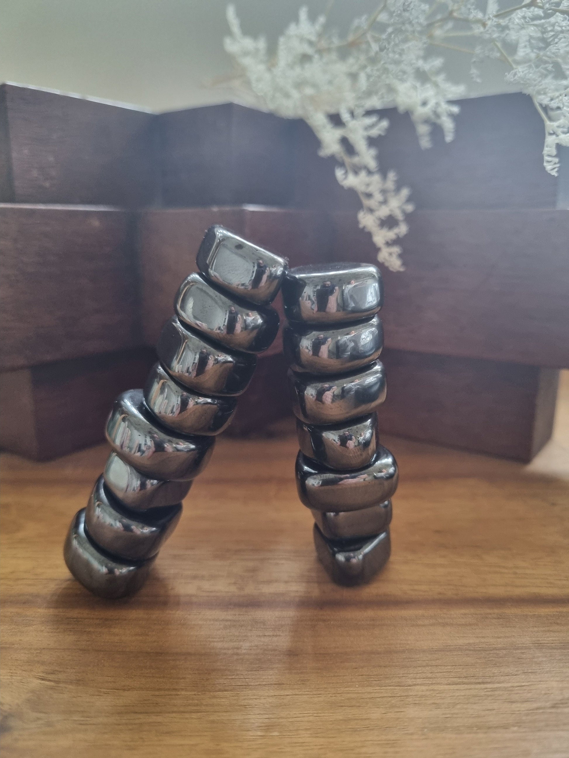 Magnetic Hematite tumble stone / The Protection stone - Universal Fate