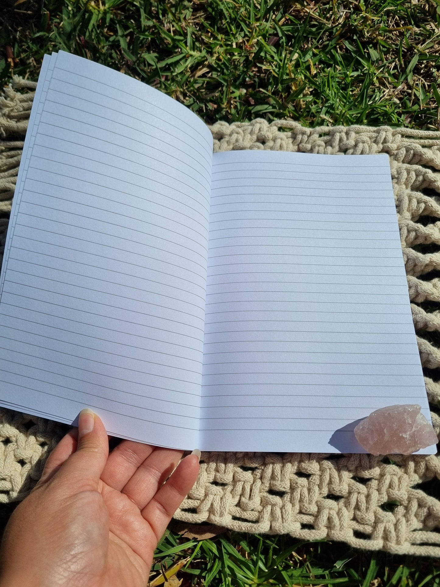 Living in the NOW - Journal / Designer Journal / Notebook - Universal Fate