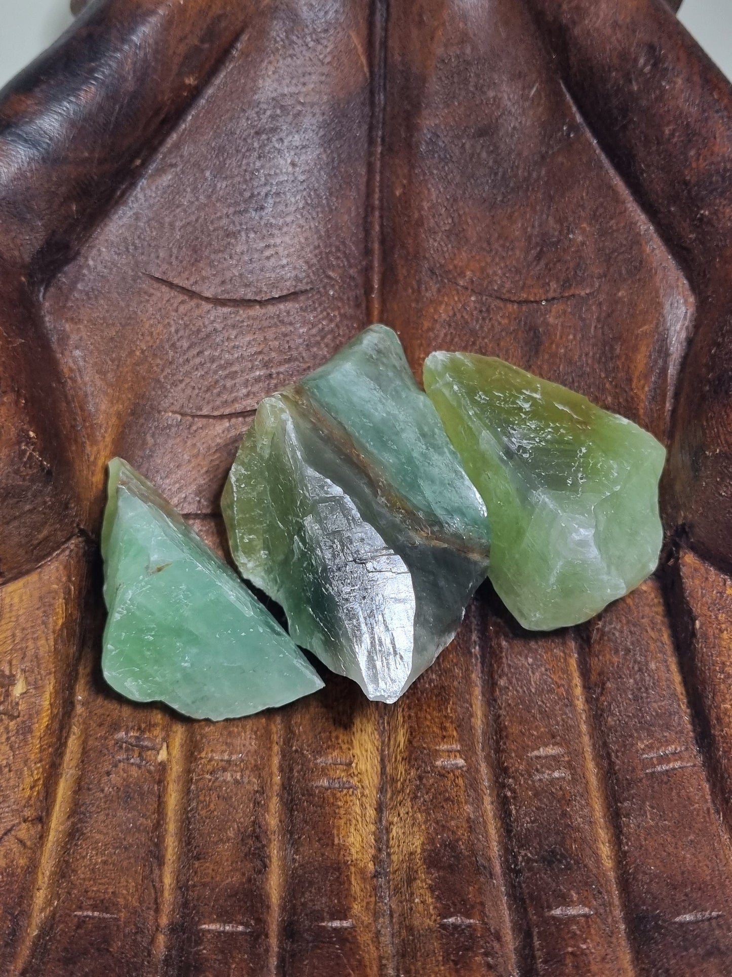 Raw Small Green Calcite - Universal Fate