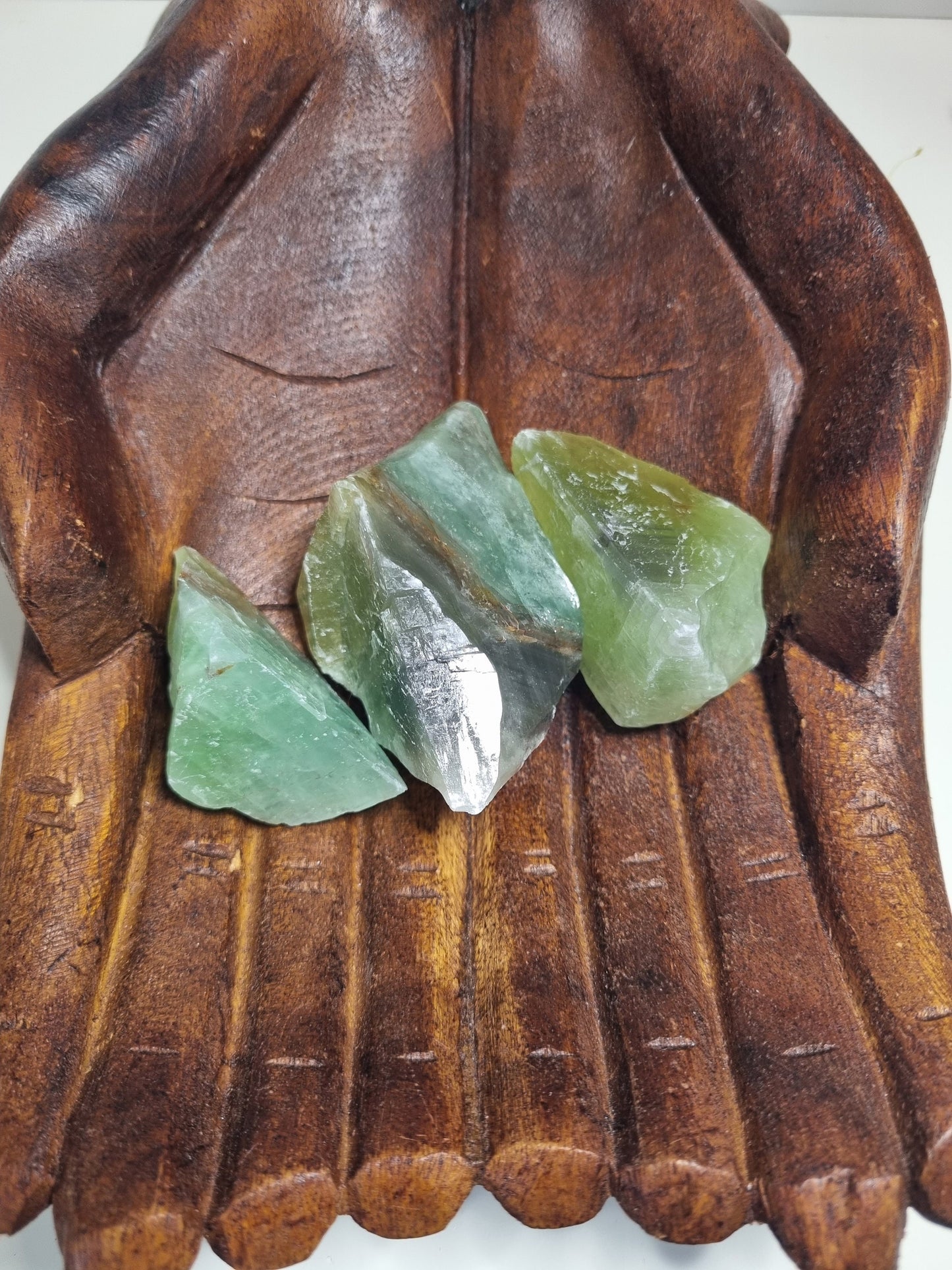 Raw Small Green Calcite - Universal Fate