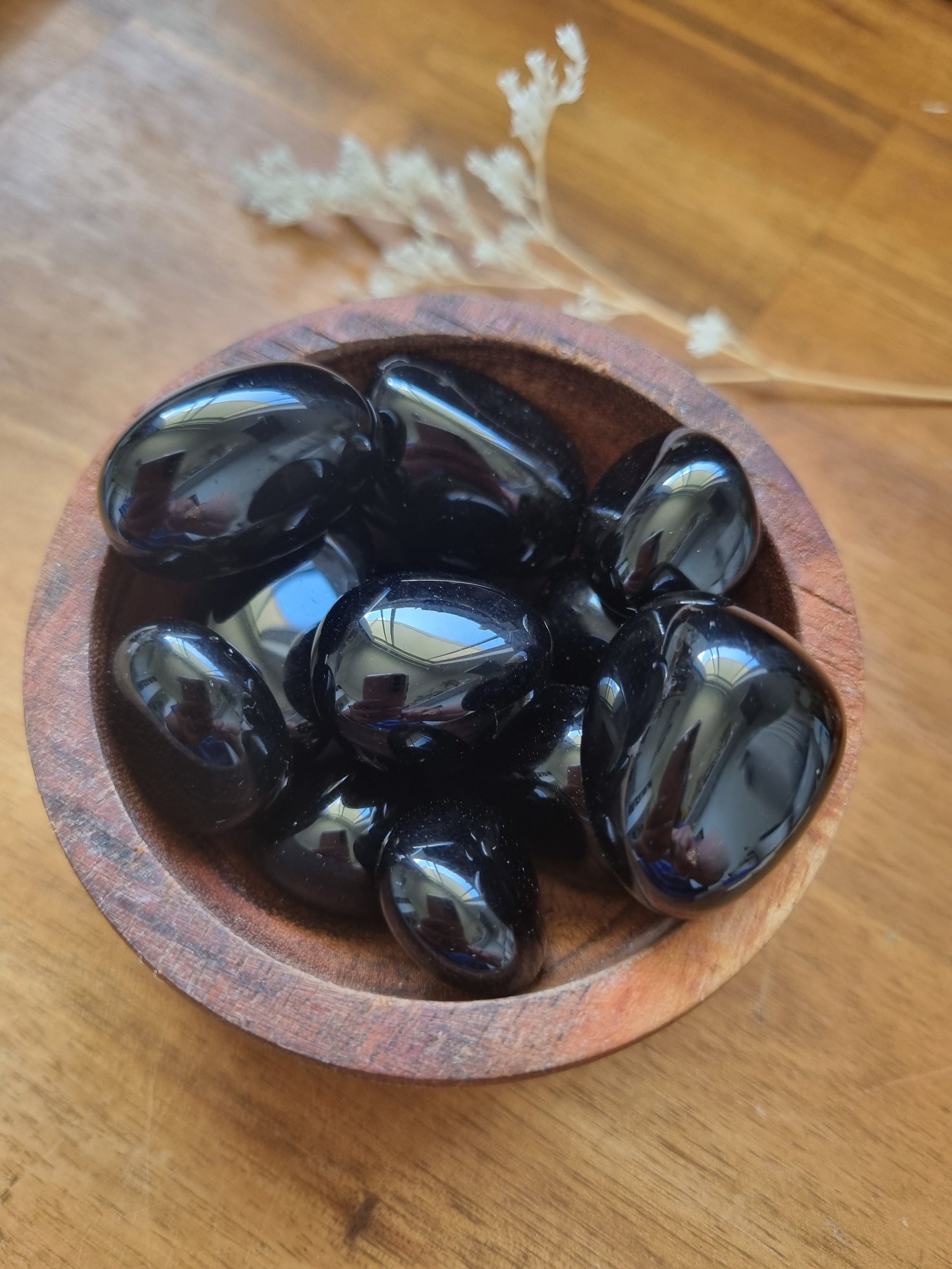 Black Obsidian Tumbles - Universal Fate