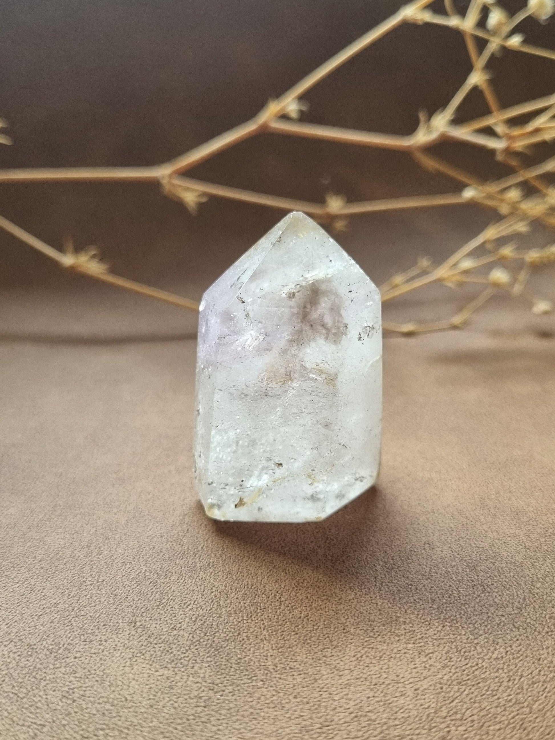 Quartz Tower With Amethyst & Smoky Inclusions - Universal Fate