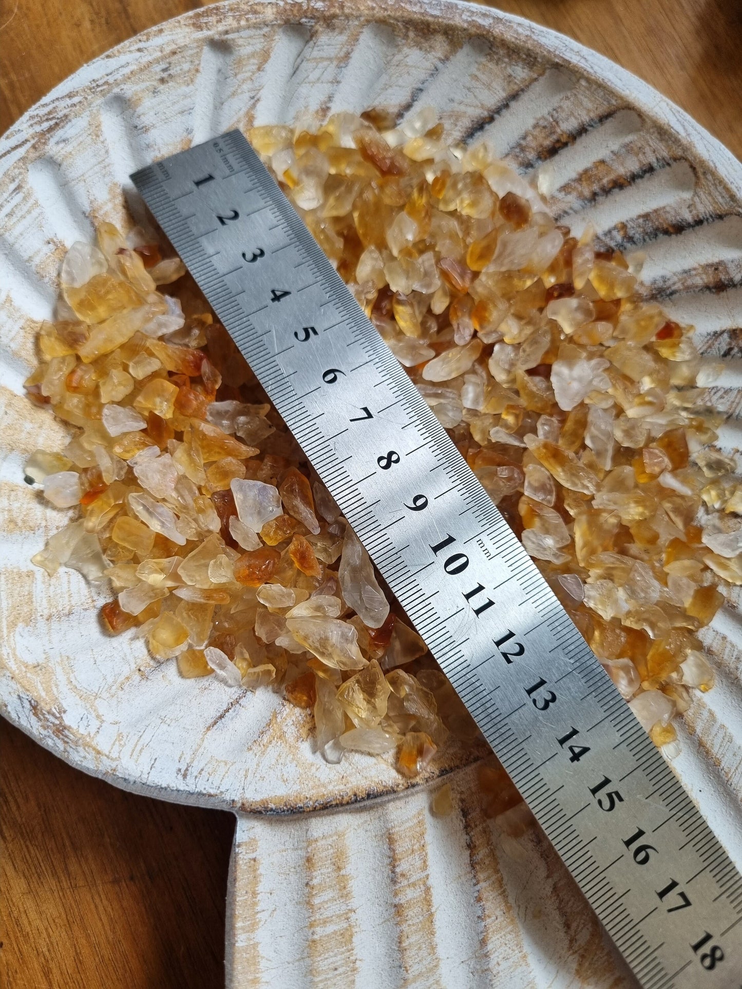 Raw Citrine Chips 100g / Crystal Confetti / Jewellry making / Decor