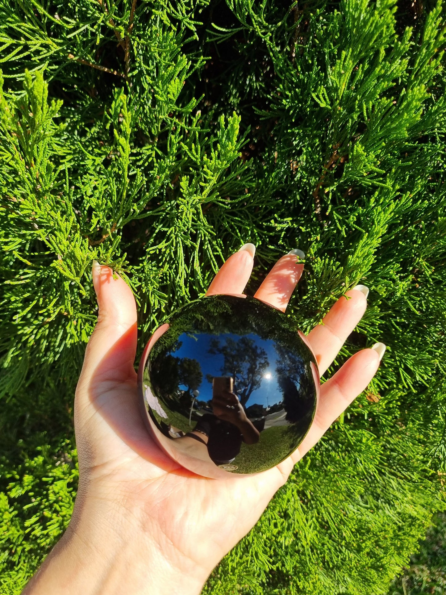 Large Obsidian Sphere  8cm