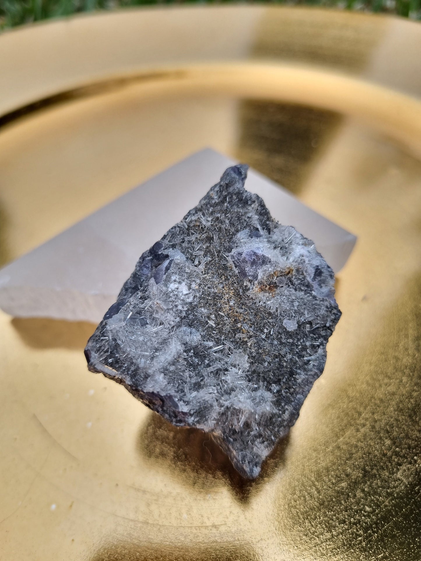 Tanzanite Fluorite Needle quartz 86g / Specimen